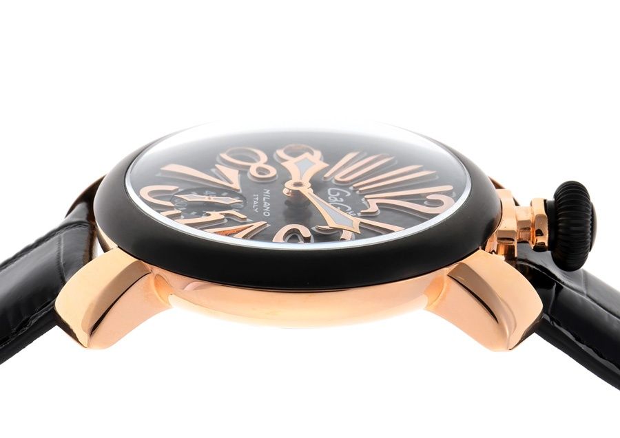  ガガミラノ GaGa MILANO カリカ マヌアーレ ブラック 手巻き 商品番号 A 159163 手巻き時計 腕時計(アナログ)