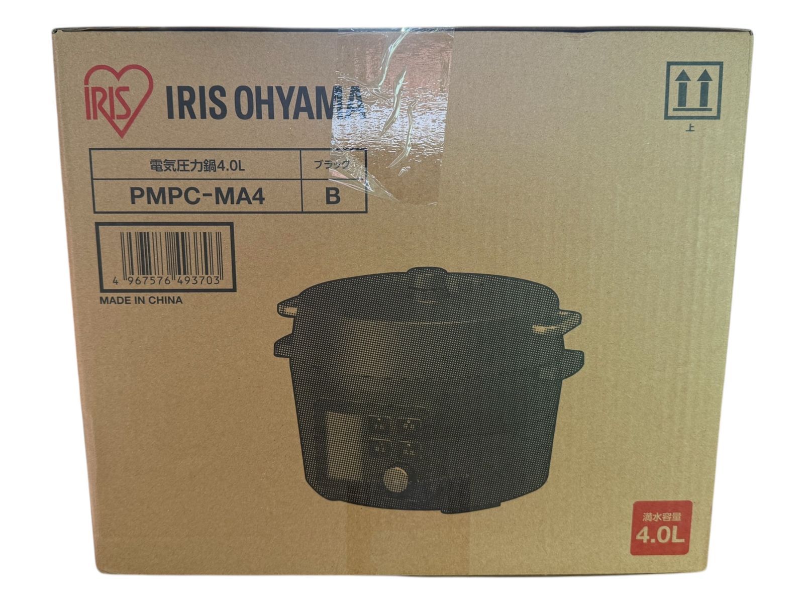 管理101 アイリスオーヤマ PMPC-MA 4 電気圧力鍋 4.0 L ブラック
