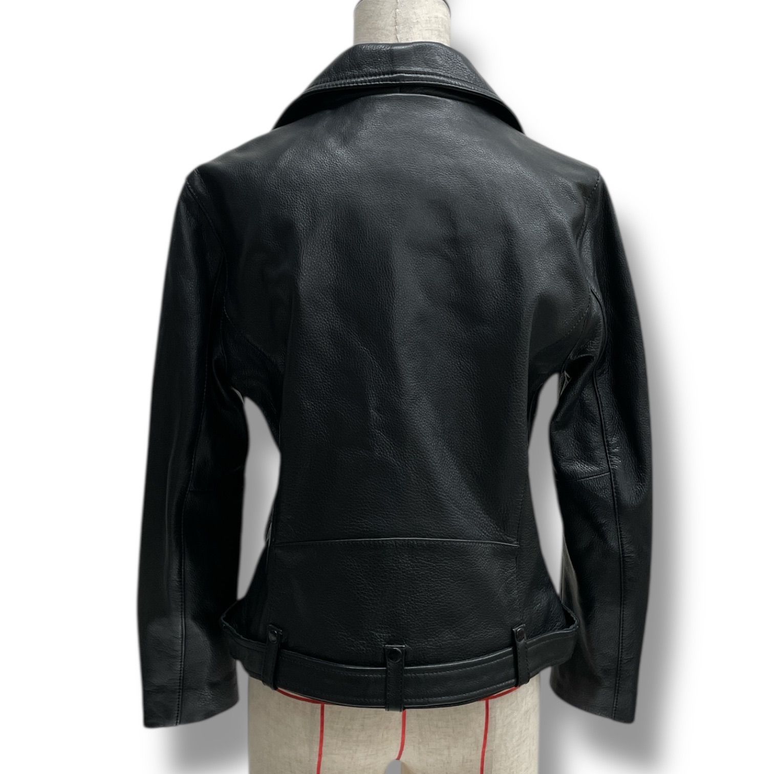 VALLET ヴァレット ダブルライダースジャケット レザージャケット アウター 本革 牛革 レザー ブラック 黒 サイズM レディース 秋 ゴーゴー古着マルイ北千住店 13 No.1132