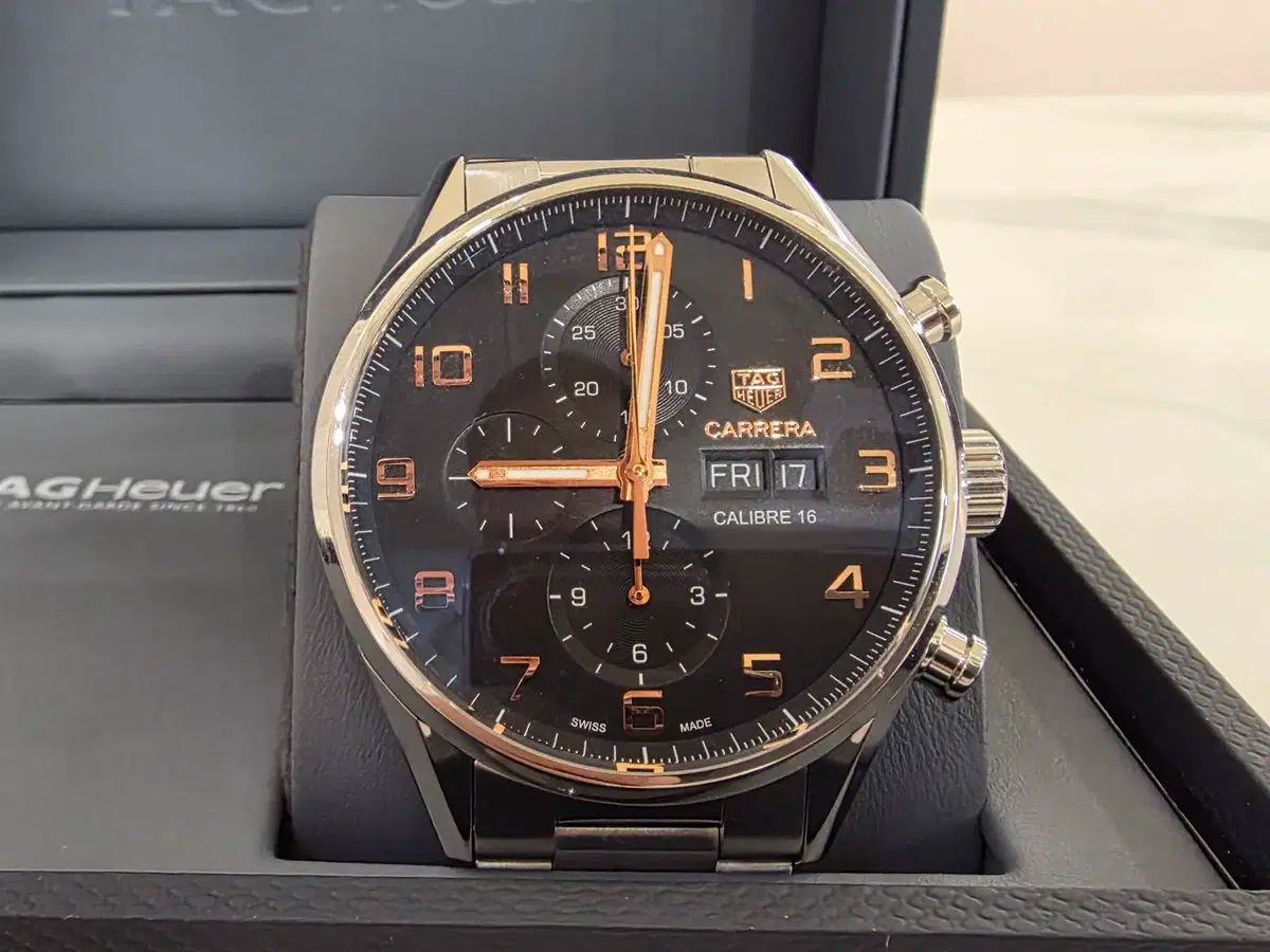 タグ ホイヤー カレラ キャリバー16 GOLDハンズ 43MM CV1A2AB