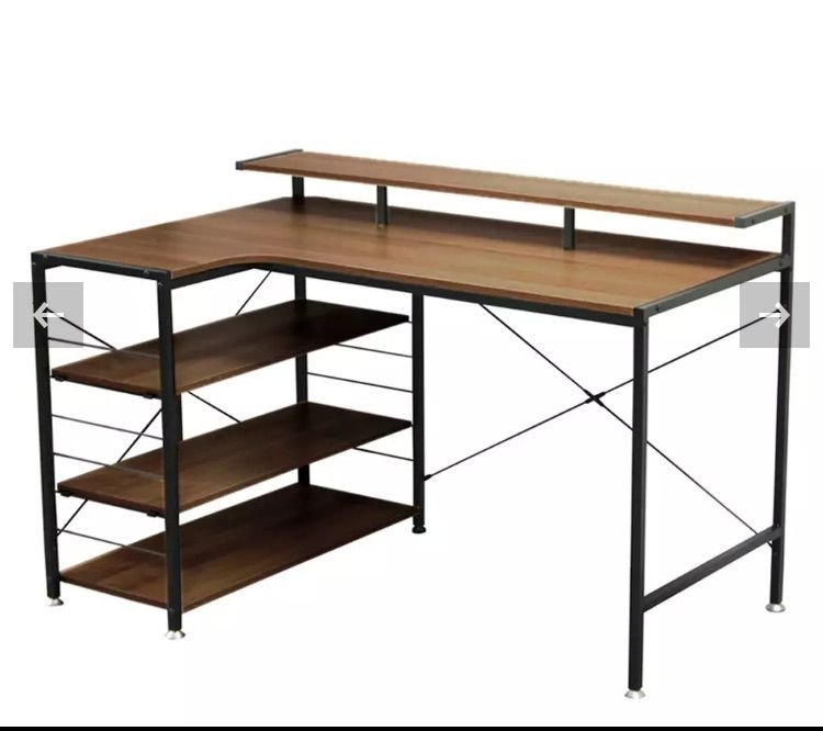 S287 PCデスク インバートデスク JJD-120WN ウォールナット