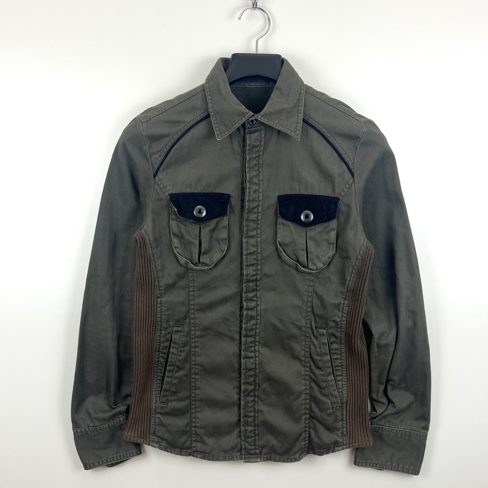 CIVARIZE y2k style grunge L/S shirts jacket 44 CV10-Z05 シヴァー 
