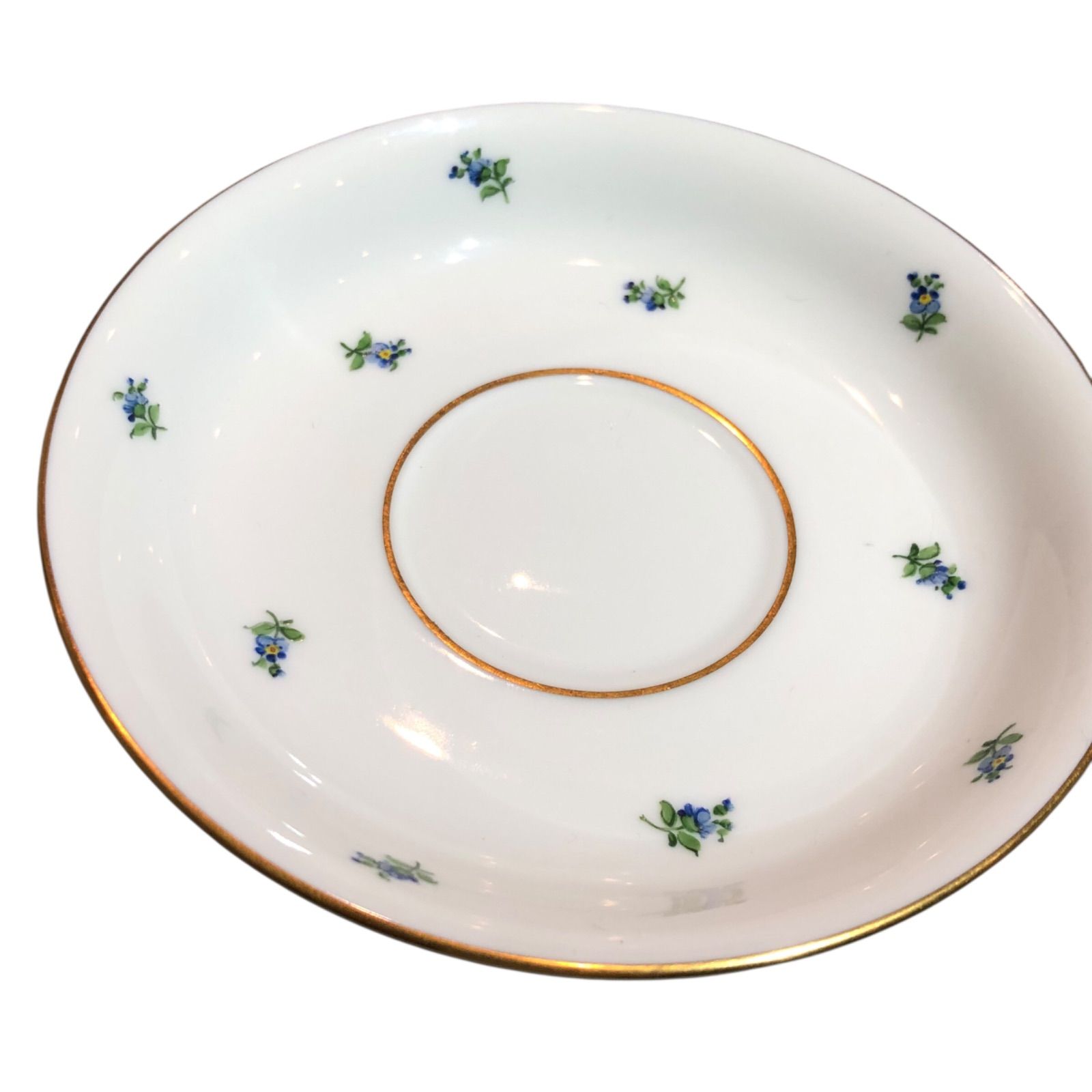  アウガルテン 忘れな草 コーヒーカップ＆ソーサー シューベルト型 Augarten Wien アフタヌーンティー カップ ソーサー コーヒー ティーカップ