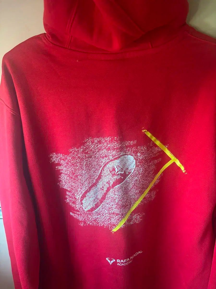 L Rapha ラファ Nadal Academy アカデミー Red レッド Hoodie フーディ