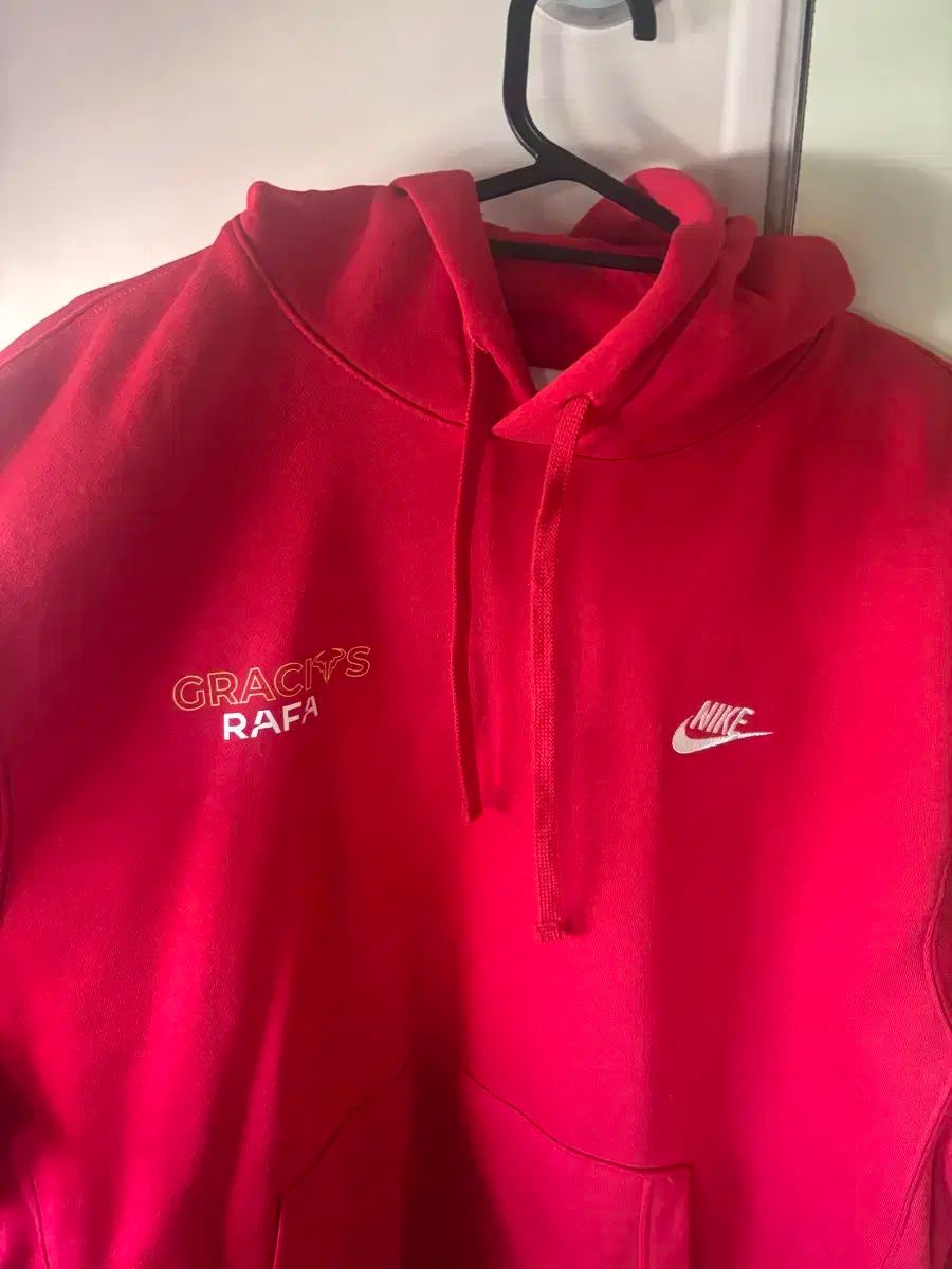 L Rapha ラファ Nadal Academy アカデミー Red レッド Hoodie フーディ
