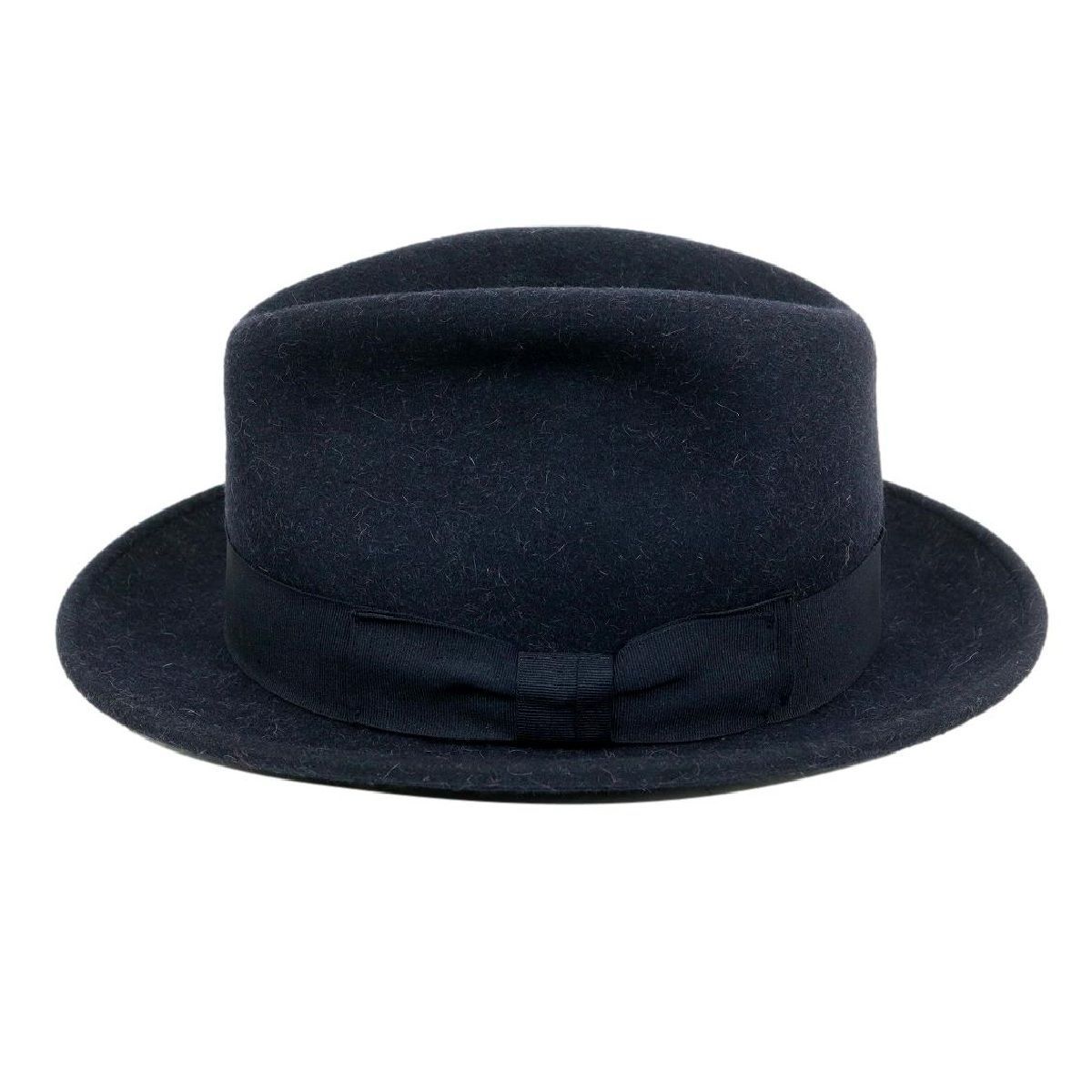  M 440 アルパカ使用 Papas×BIGALLI パパス ビガリ 中折れハット 帽子 ウールハット フェルトハット ハット