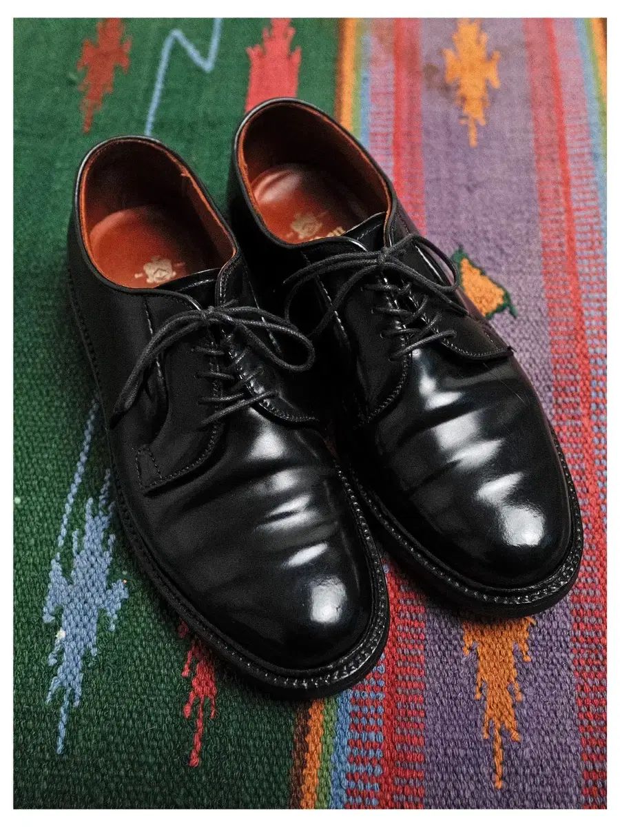 オールデン 9901 ブラック コットーバン プレーン トゥ ドビー 5 5D バリー ラスト