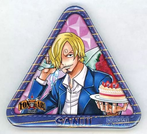 中古】バッジ・ピンズ サンジ(ケーキ) トンガリ缶バッジ 「ワンピース