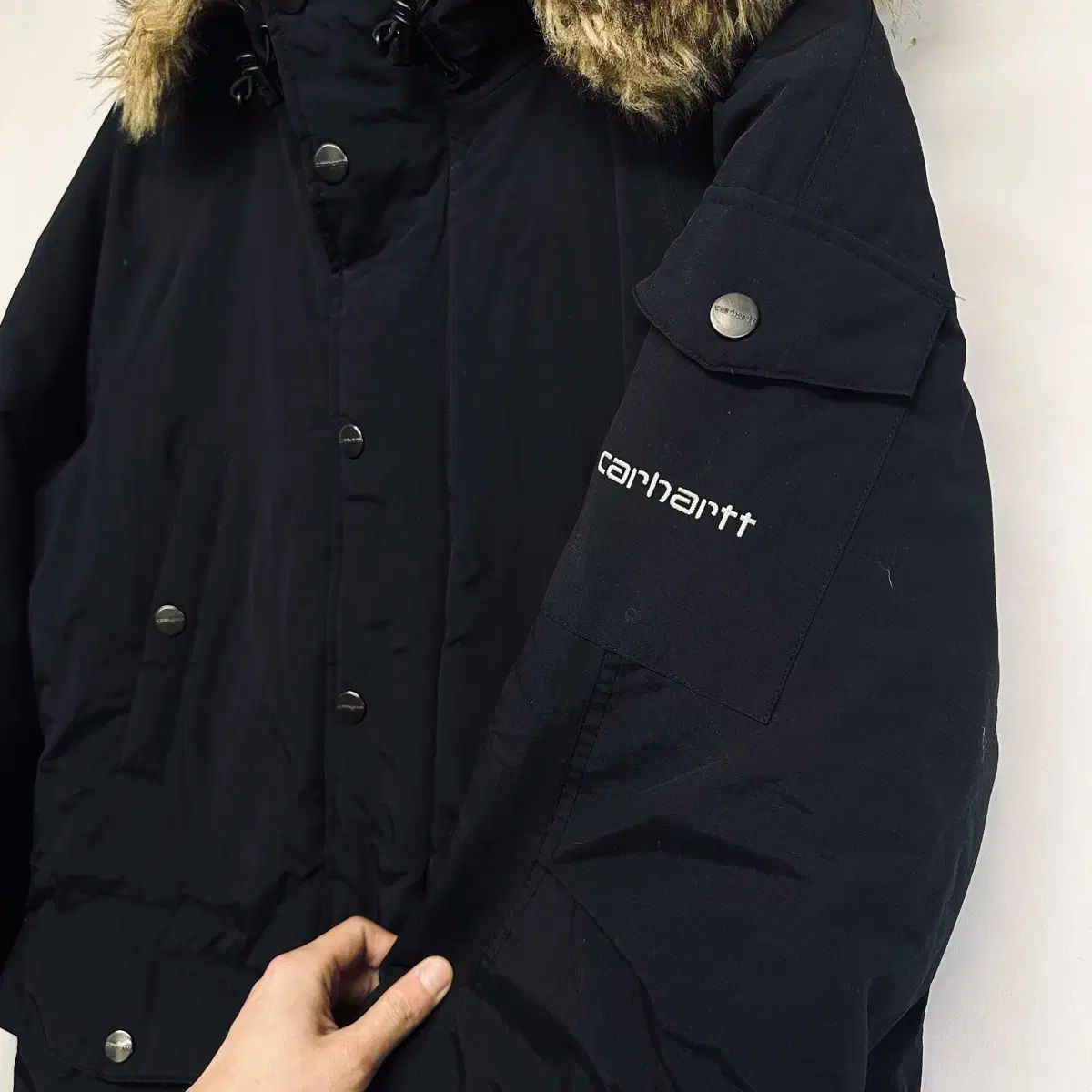 Carhartt ブラック フード付きジャンパー S 15時までのご注文で即日