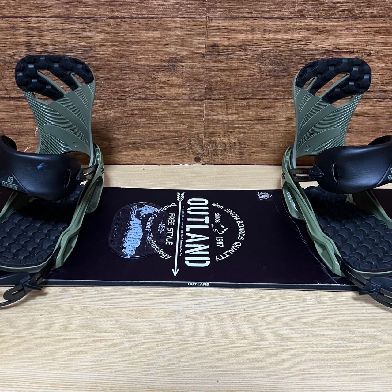 ボード（fanatic）、ブーツ・ビンディング（SALOMON）カバー4点セット