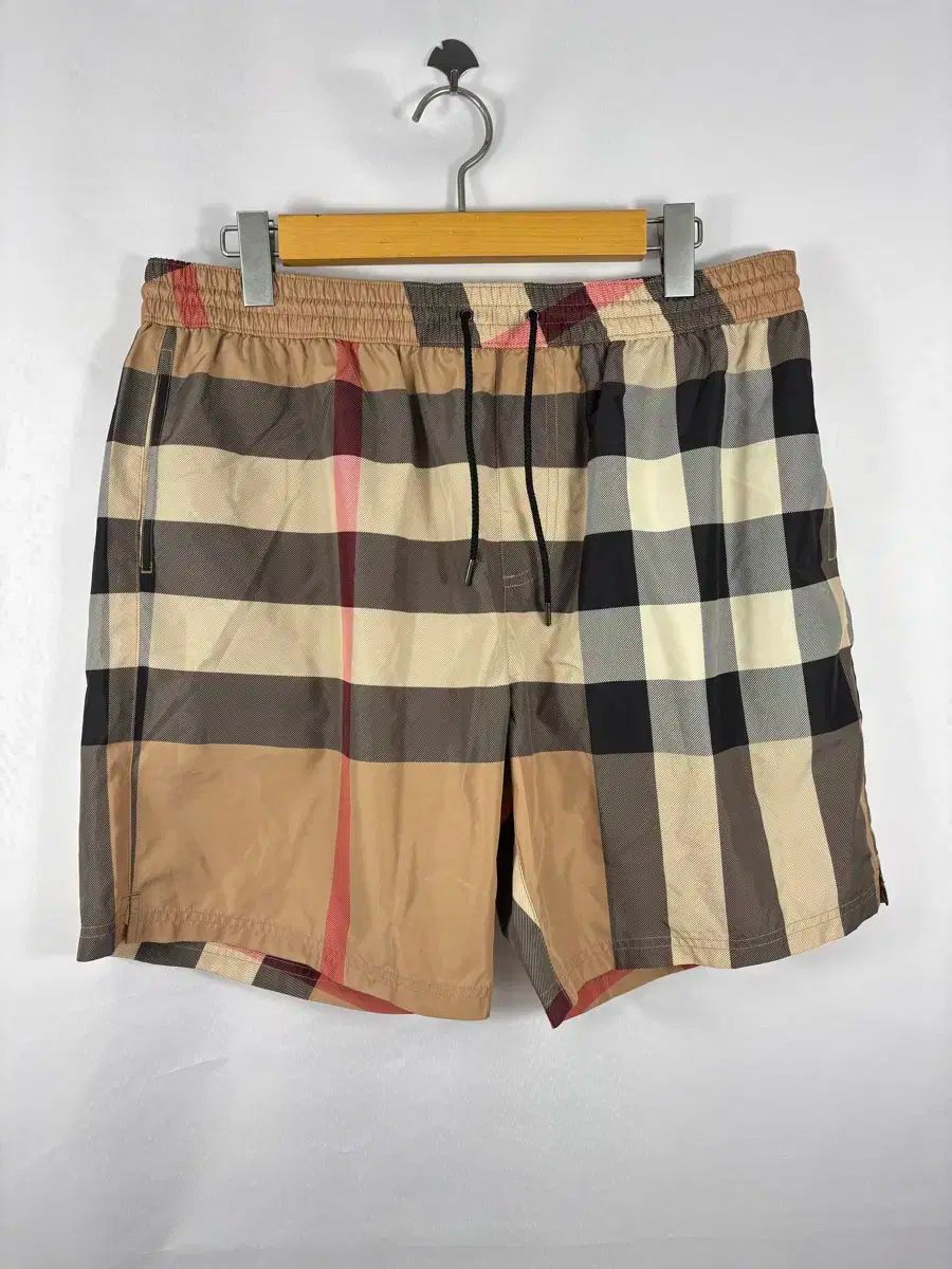 バーバリー イグザジェレート チェック ドローコード スイム ショーツ ブルーアーカイブ ブルアカ ベージュ