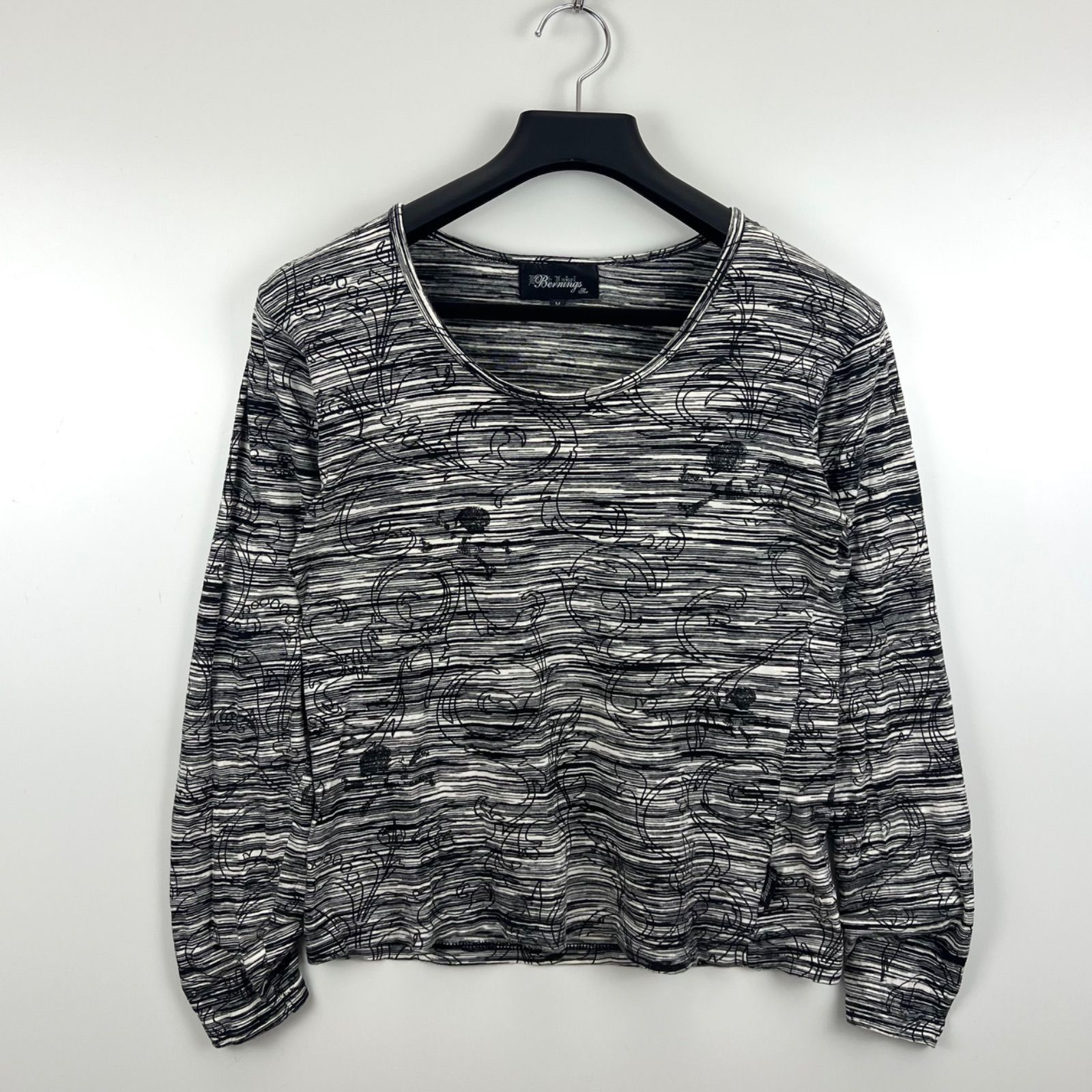 bernings sho 00s y2k archive BLACK LABEL all pattern L/S Tee M 