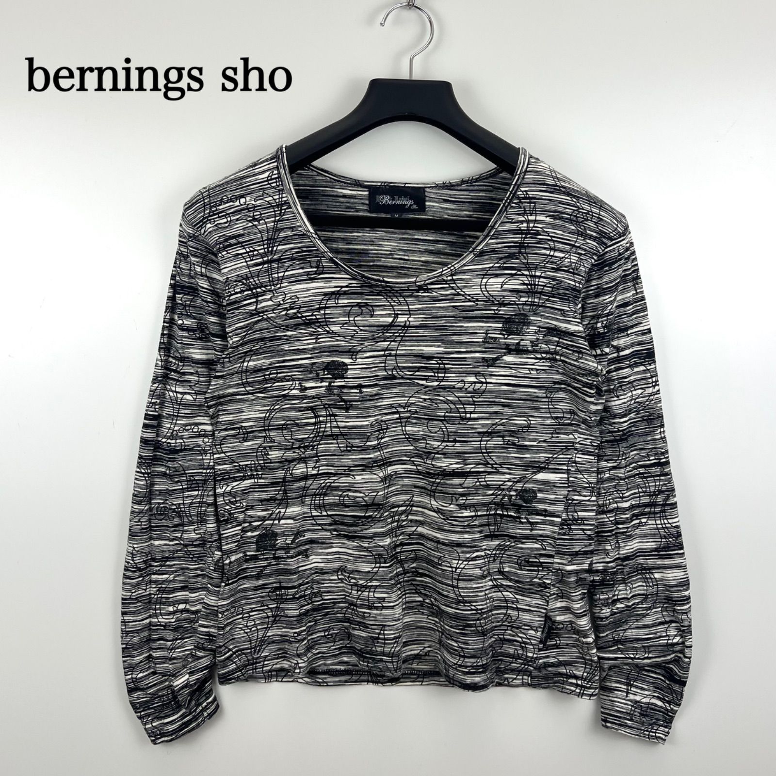 bernings sho 00s y2k archive BLACK LABEL all pattern L/S Tee M 