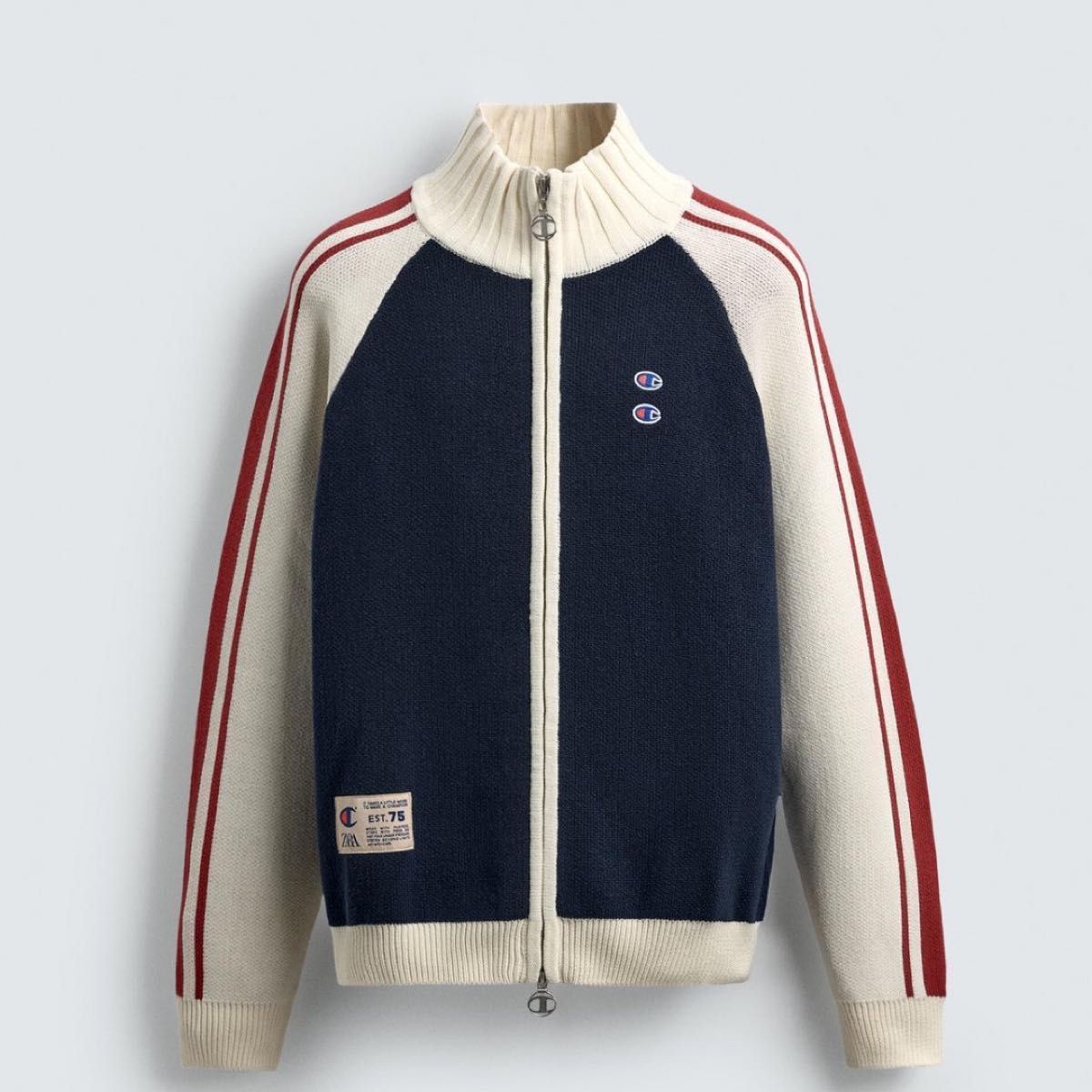 CHAMPION X ZARA ストライプ バギーフィットジーンズ ZARA