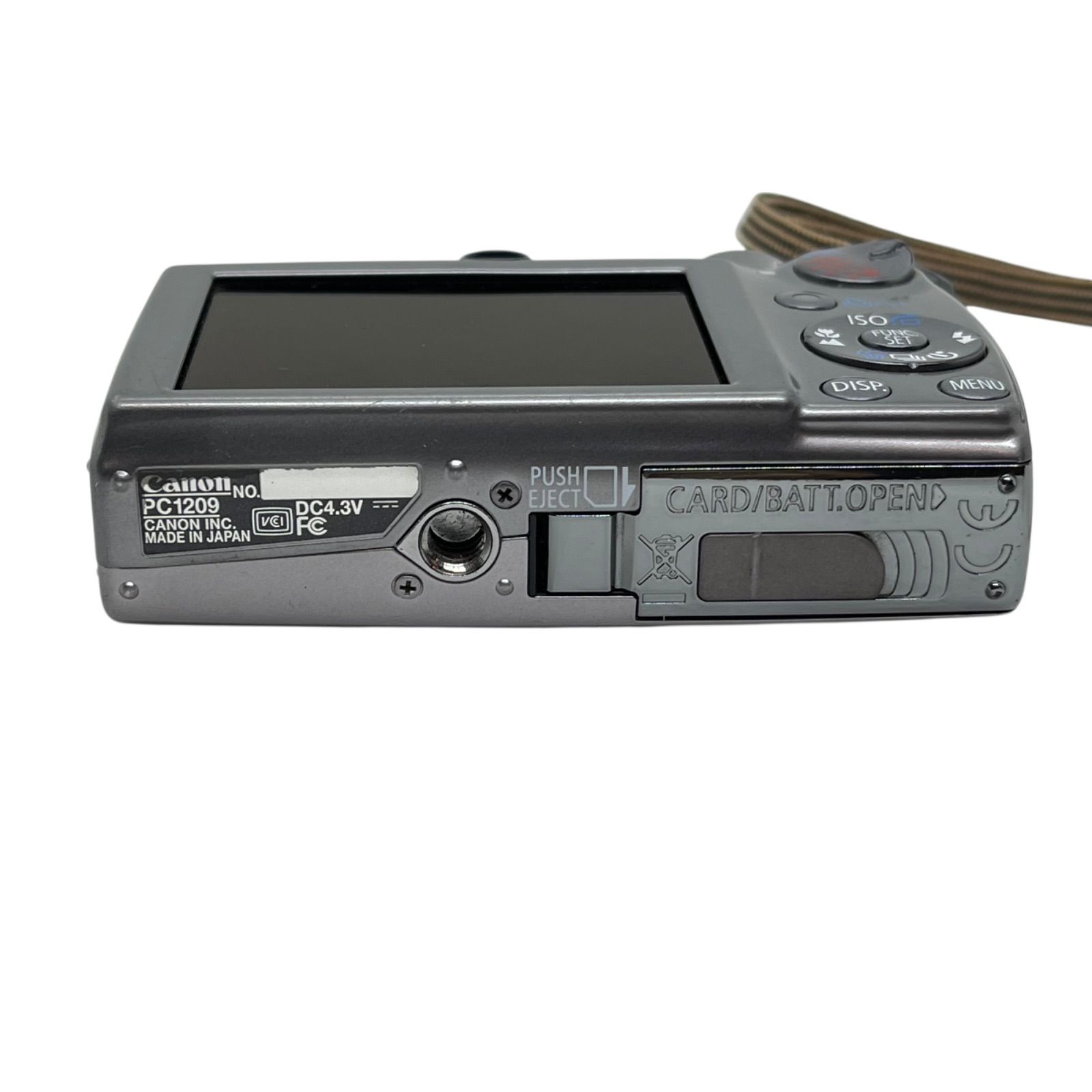 管34801】通電確認済☆CANON キヤノン IXY DIGITAL900IS 約710万画素 