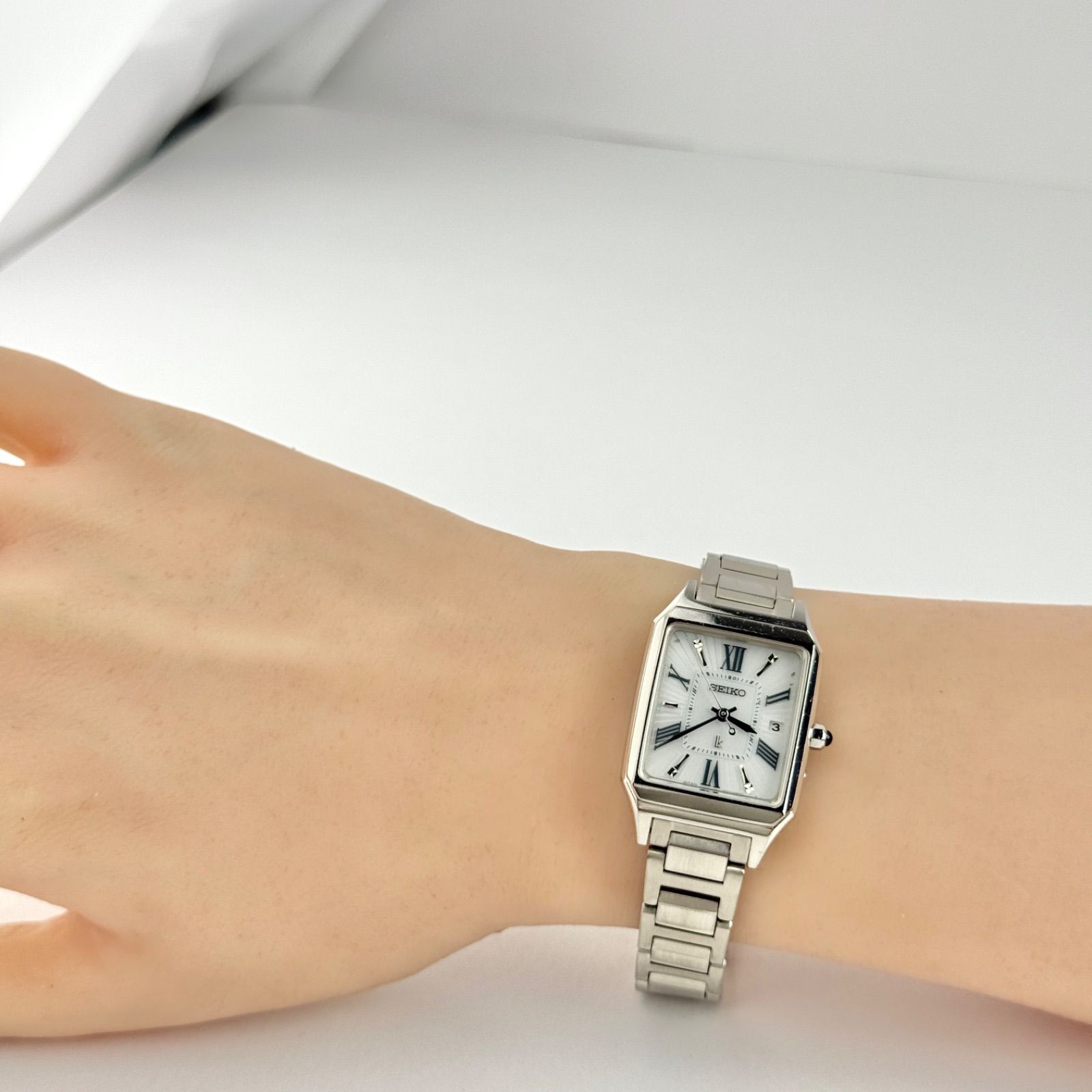 セイコー ルキア 1B32-0AL0 電波ソーラー レディース 腕時計 494