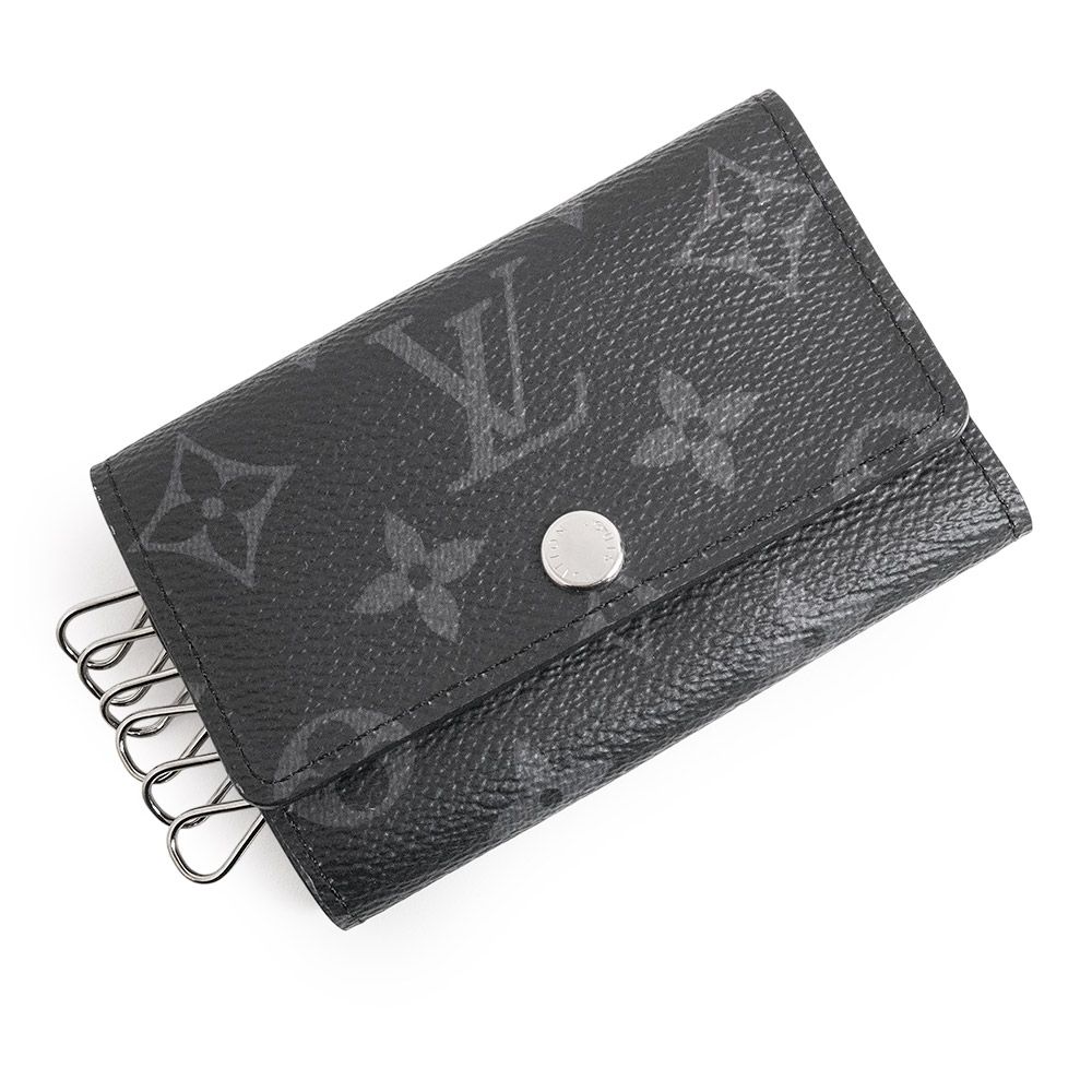 ルイ ヴィトン ミュルティクレ 6 キーケース モノグラムエクリプス ブラック シルバー金具 M82603 LOUIS VUITTON