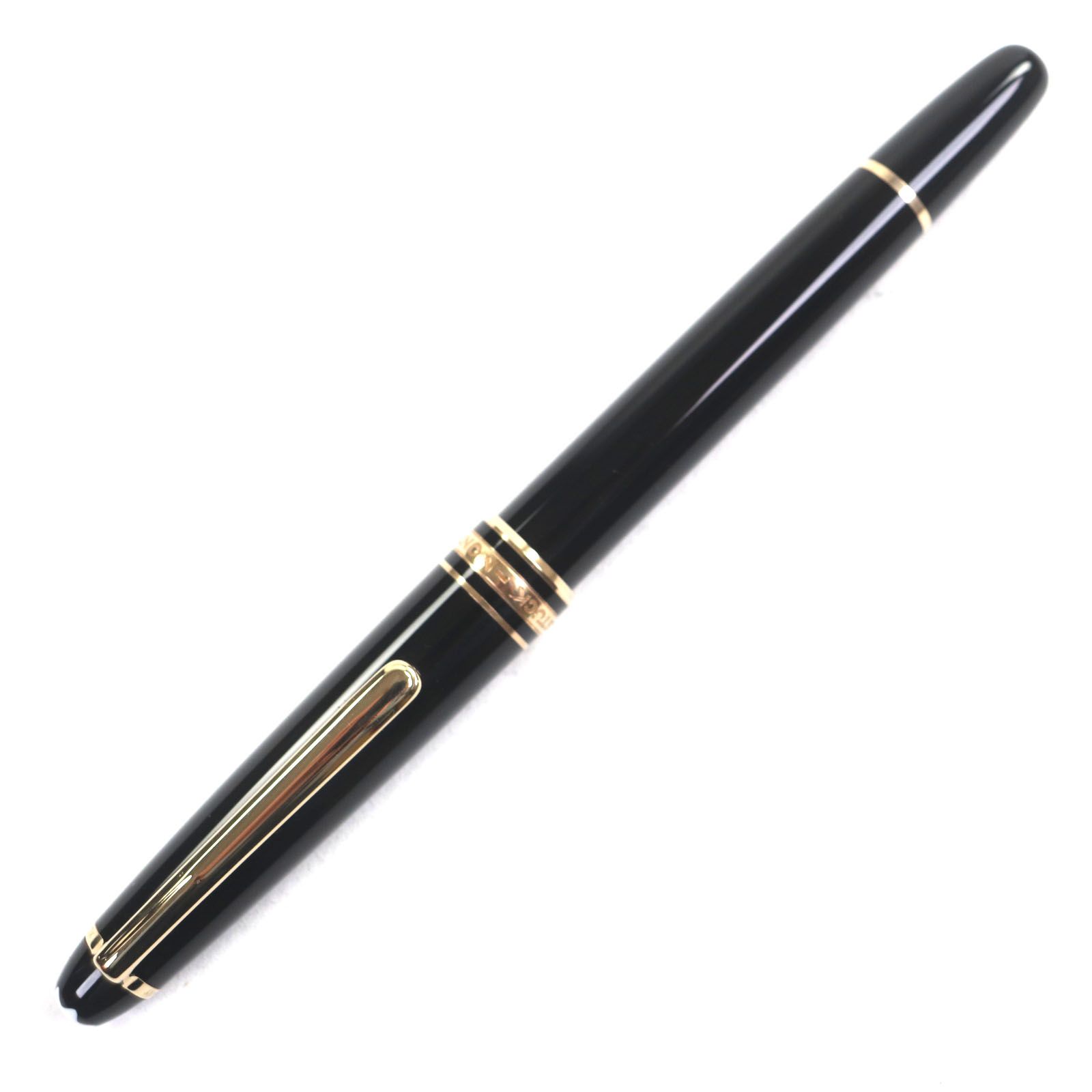 MONTBLANC モンブラン マイスターシュテュック クラシック ペン先14K Mニブ ホワイトスター 万年筆 ブラック ゴールド ドイツ製 メンズ