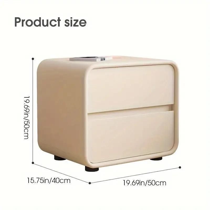 収納キャビネット サイドテーブル ナイトテーブル ベッドサイド 子供部屋 2段 引き出し モダン 北欧 シンプル 韓国インテリア おしゃれ かわいい たんす MARWIL-DEMENAGEMENTS_CH