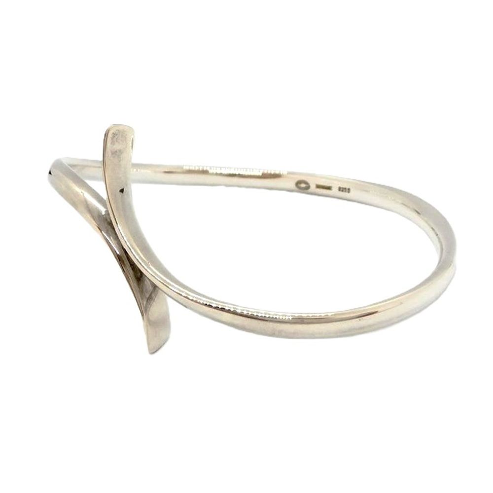ジョージジェンセン Georg Jensen ツイスト バングル カフ SV 925 28.5 g シルバー