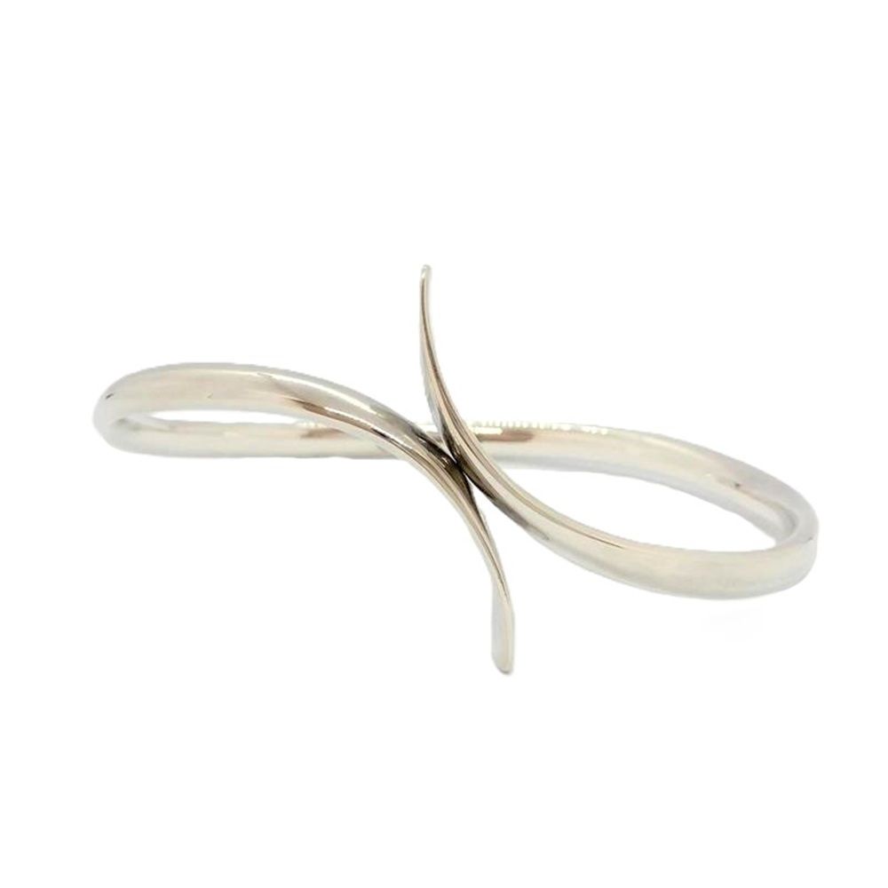 ジョージジェンセン Georg Jensen ツイスト バングル カフ SV925 28.5g シルバー