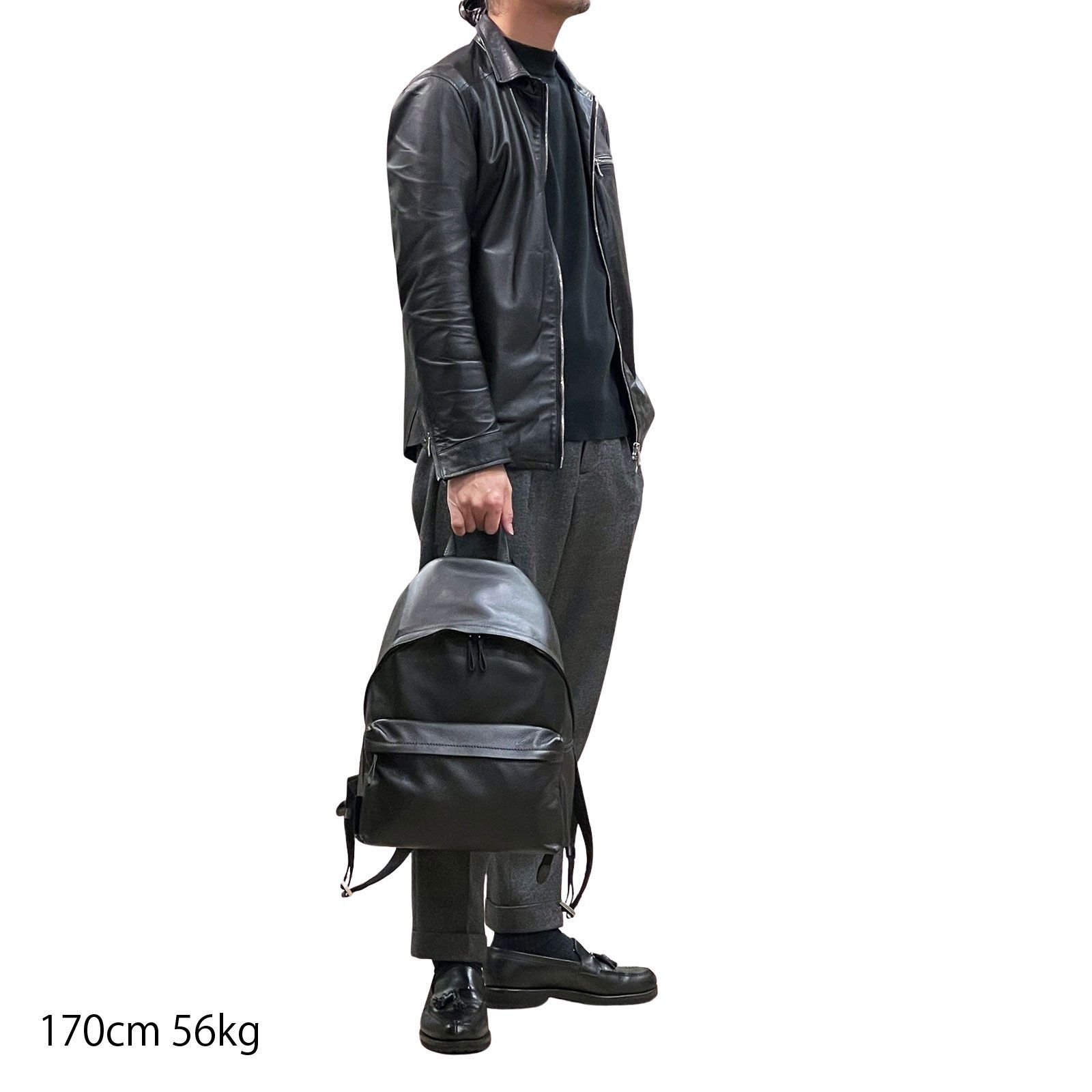 Daniel-Bob ダニエル＆ボブ バッグ LINO MOUSSE LIGHT リノ ムースライト スムースレザー バックパック リュックサック ブラック メンズ イタリア リュックサック 黒 DAB-U591-86
