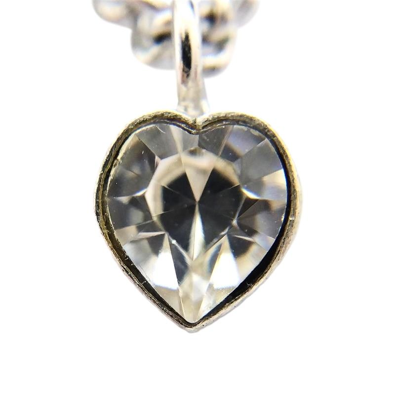 シャネル CHANEL ココマーク ハート 07P ラインストーン ネックレス