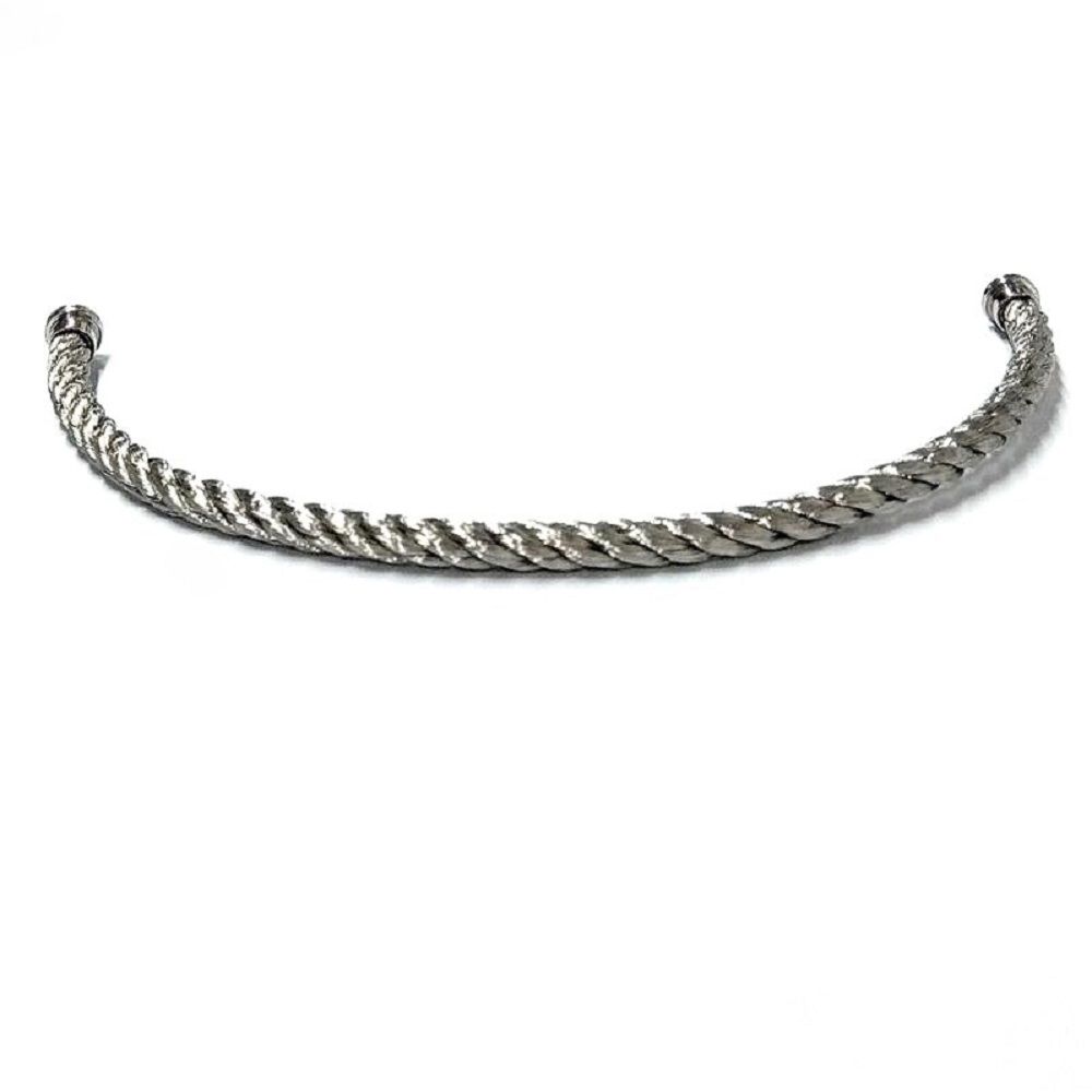 フレッド FRED フォース10 ケーブル LM ラージモデル ブレスレット 17 SSg シルバー スチールケーブル