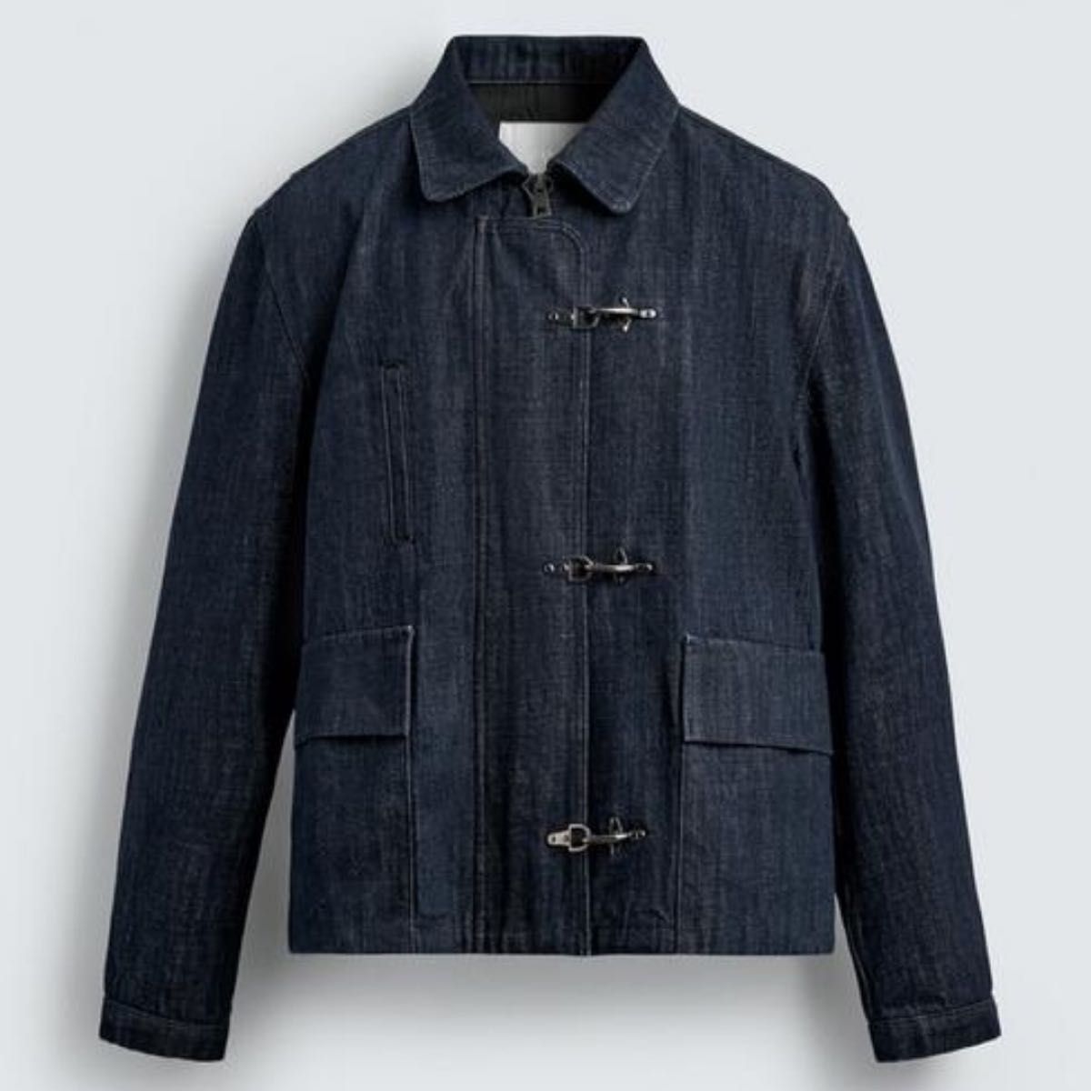 トグルボタンデニムジャケット ZARA メンズ