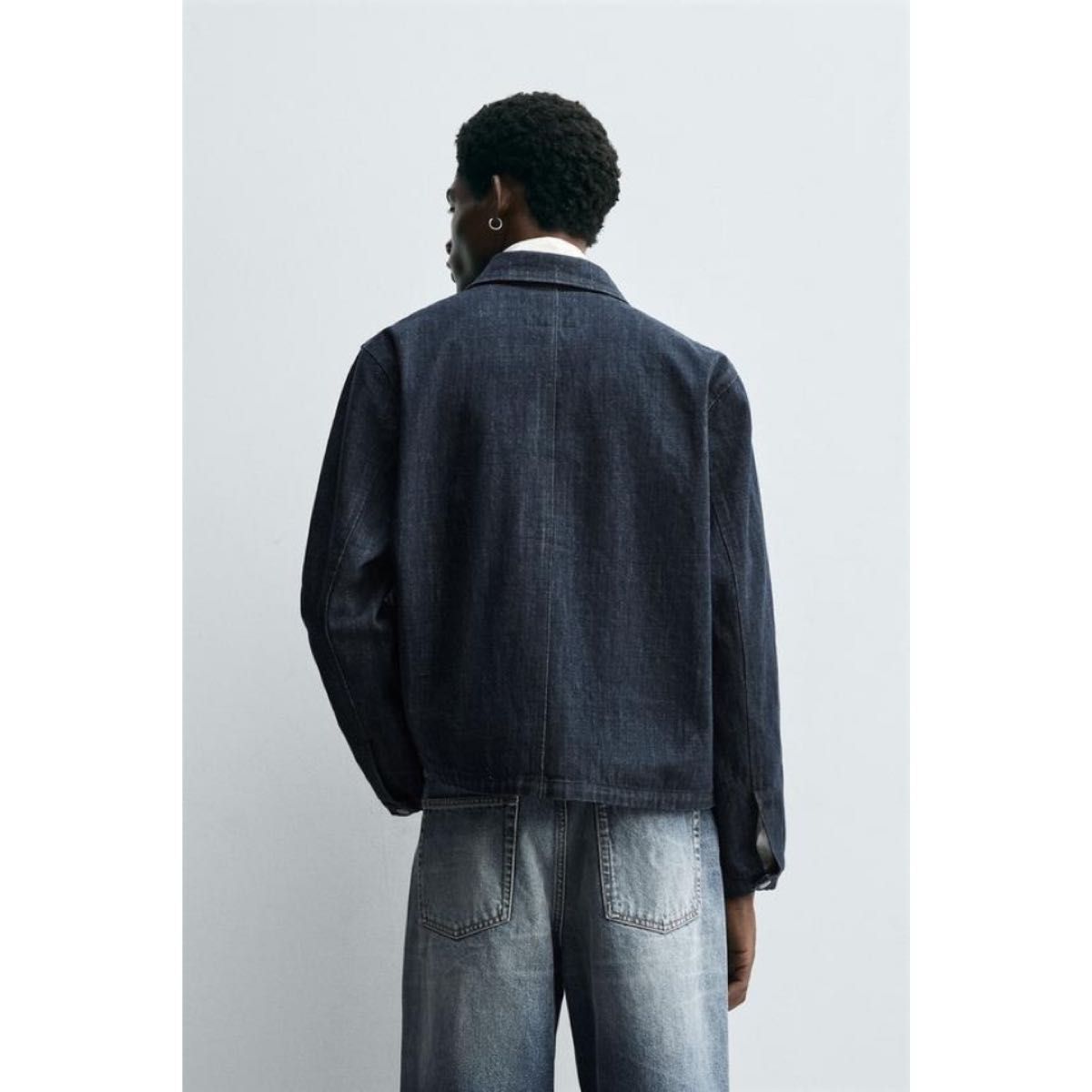 トグルボタンデニムジャケット ZARA メンズ KANDAIZUMI_COM