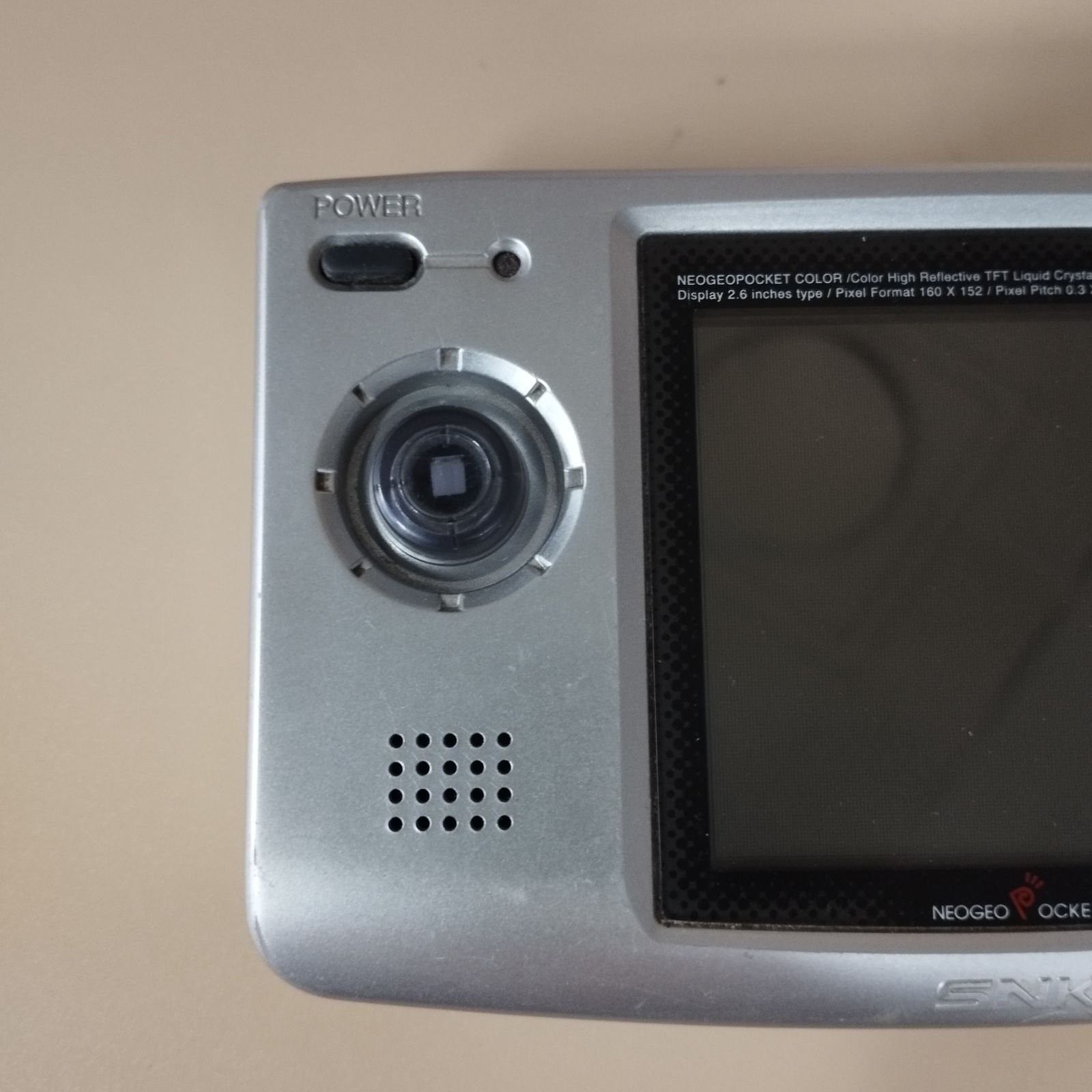 D12893】SNK NEOGEOPOCKET Color ネオジオ ポケット カラー シルバー