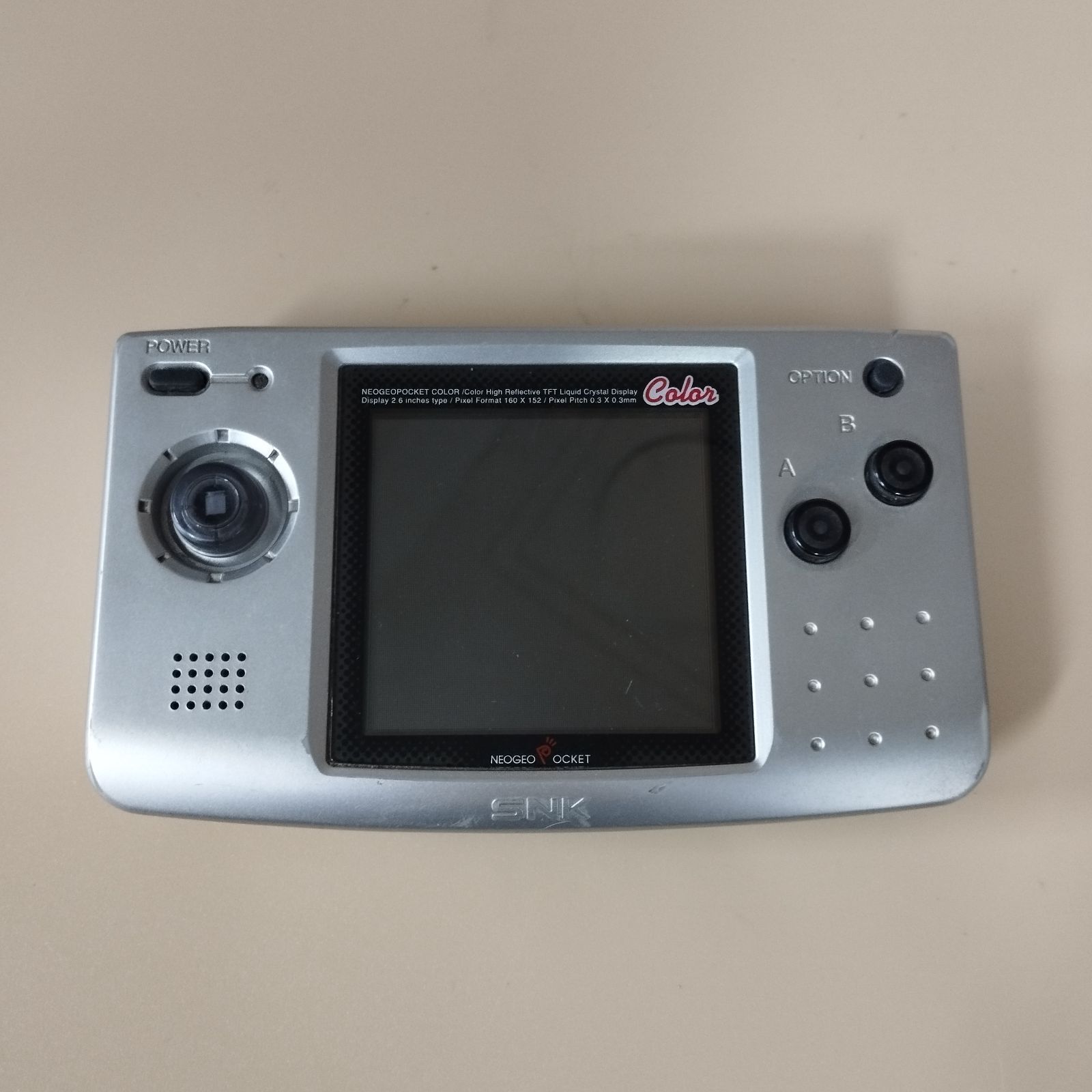 ジャンク ネオジオポケットカラー D12893】SNK NEOGEOPOCKET Color ネオジオ ポケット カラー シルバー