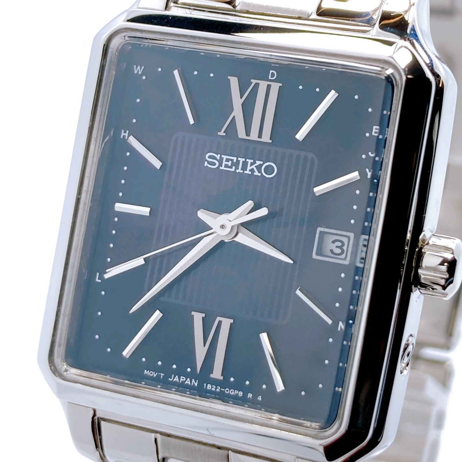 544 SEIKO セイコー 1B22-0CX0 ソーラー　デイト　腕時計 544 SEIKO セイコー 1B22-0CX0 ソーラー デイト 腕時計 【公式通販】