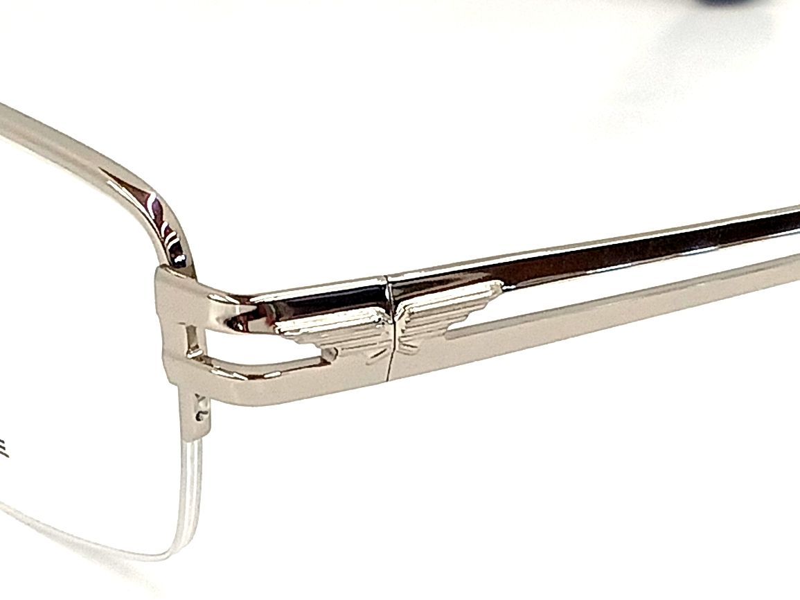  POLICE ポリス メガネフレーム VPLR 33 J ナイロール シルバー系 ケース付 メガネ 小物