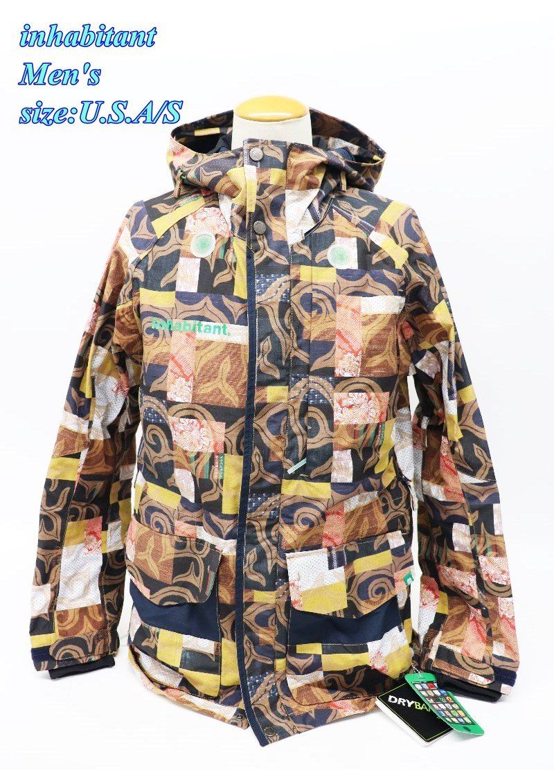 inhabitant インハビタント メンズ スノーボードジャケット アイヌジャケット S マルチ IH6720T35 スポーツ R2510-257