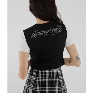 キュレッティー ベスト rhinestone detail vest Mサイズ