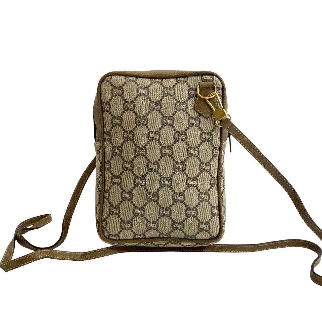 極 美品 GUCCI グッチ オールドグッチ ヴィンテージ グッチプラス ロゴ 