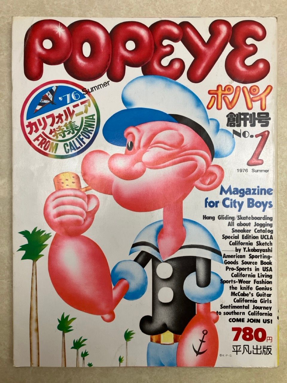 1976年代★POPEYE 創刊号 1号 POPEYE 創刊号 1976年 NO.1 カリフォルニア特集 ポパイ - メルカリ