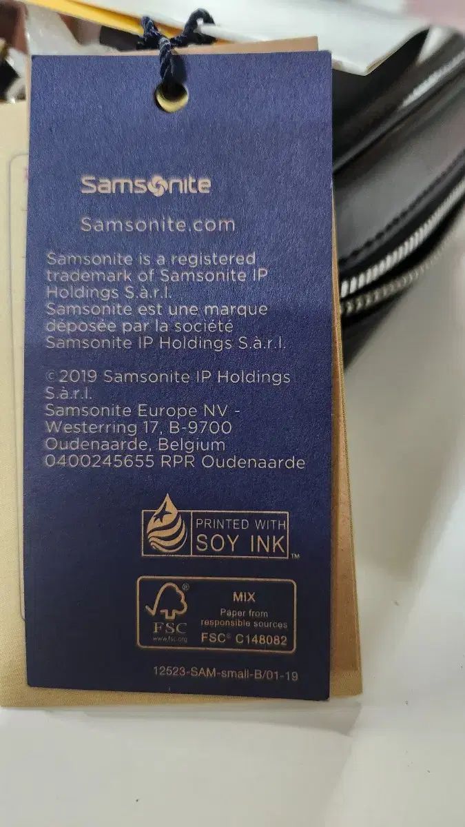 サムソナイト ブラック ミニ クロスバッグ DECORATOM_COM_BR