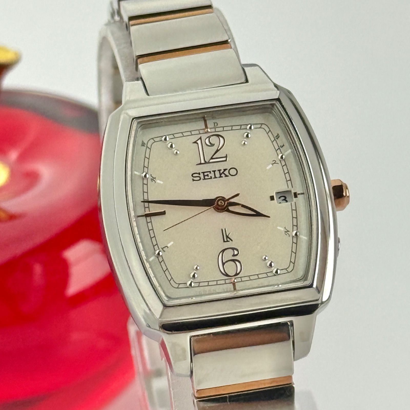 セイコー ルキア 1B22-0BE0 電波ソーラー レディース 腕時計 483