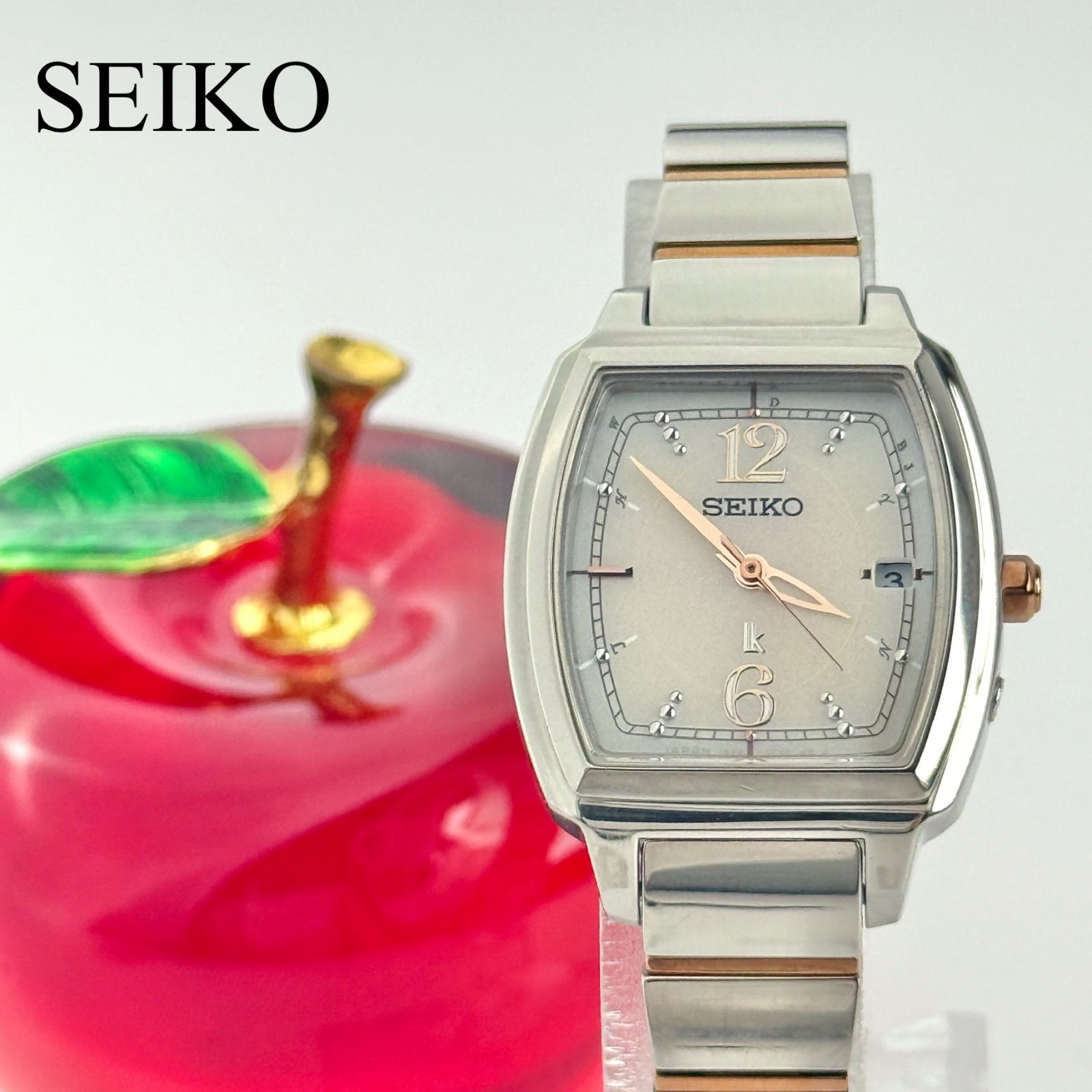 セイコー ルキア 1B22-0BE0 電波ソーラー レディース 腕時計 483