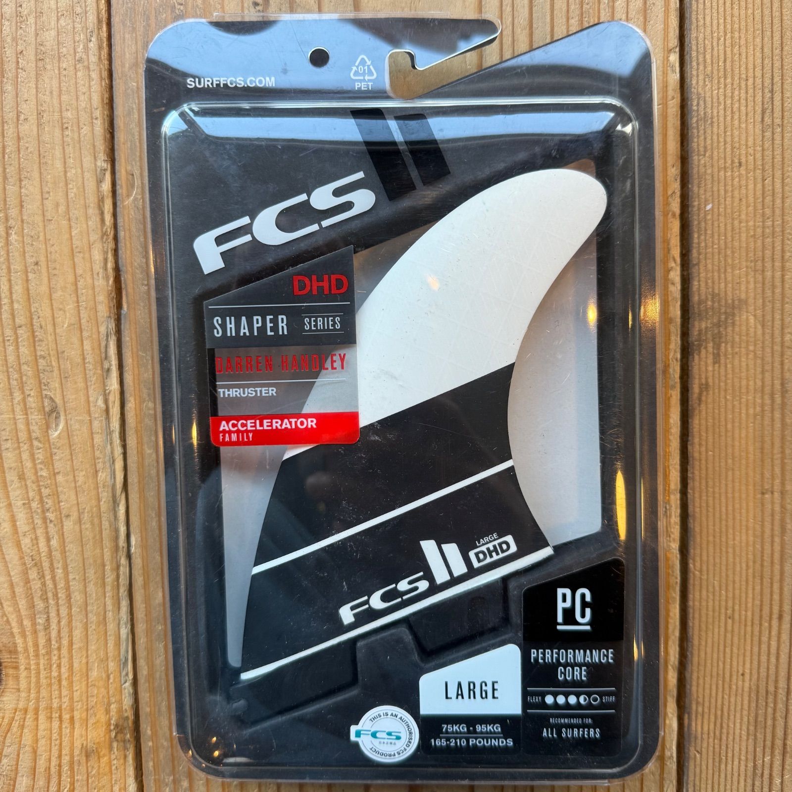 FCS2 フィン DHD DAREN HANDLEY ACCELERATOR アクセラレーター トライフィン Lサイズ サーフィン サーフボード