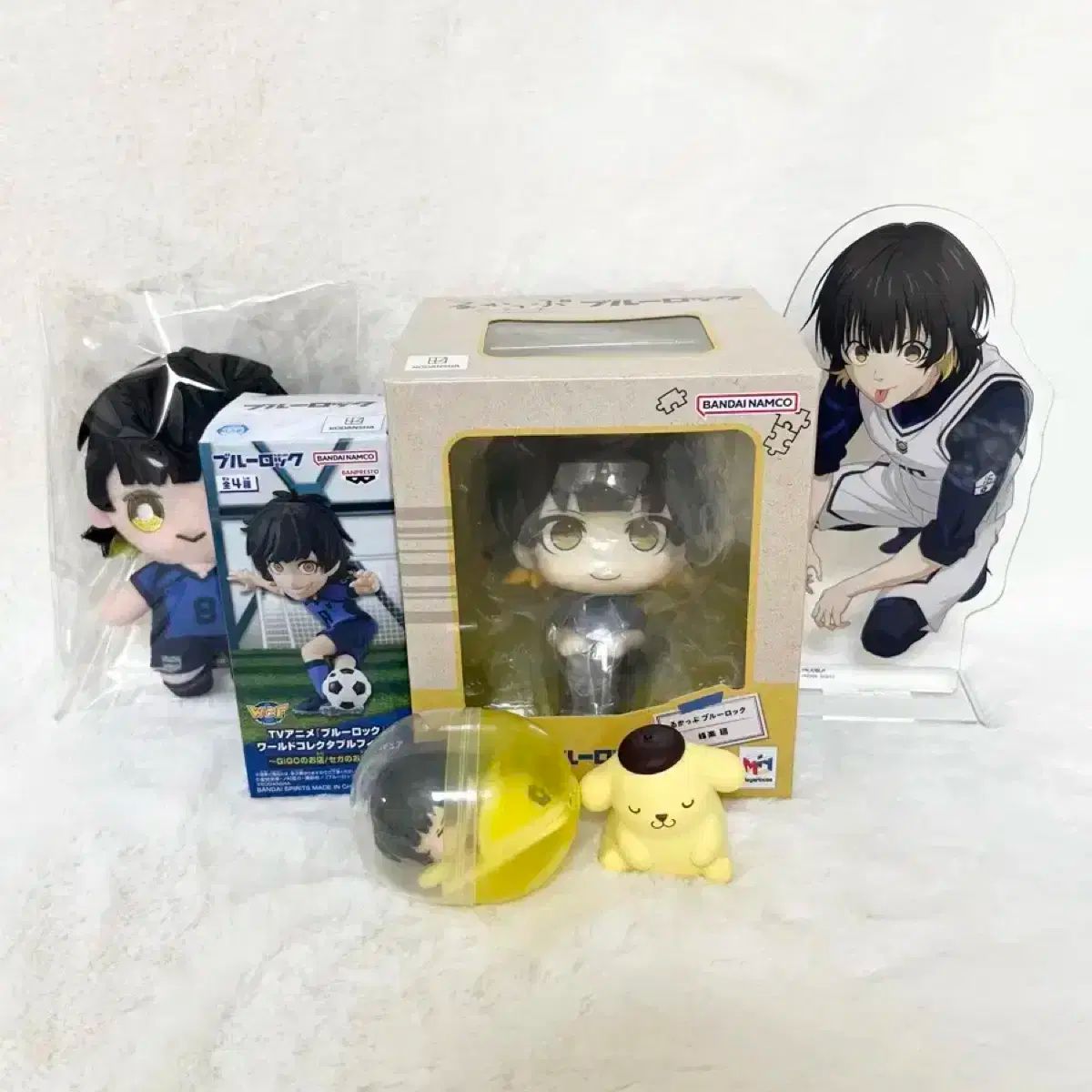 ブルーロック 蜂楽 廻 るかっぷ フィギュア アクリル ぬい ガチャ セット