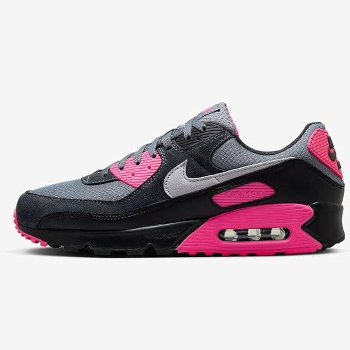 ナイキ エア マックス 90 AIR MAX クールグレー ハイパーピンク ブラック ウルフグレー DM 0029-010 26.5 cm