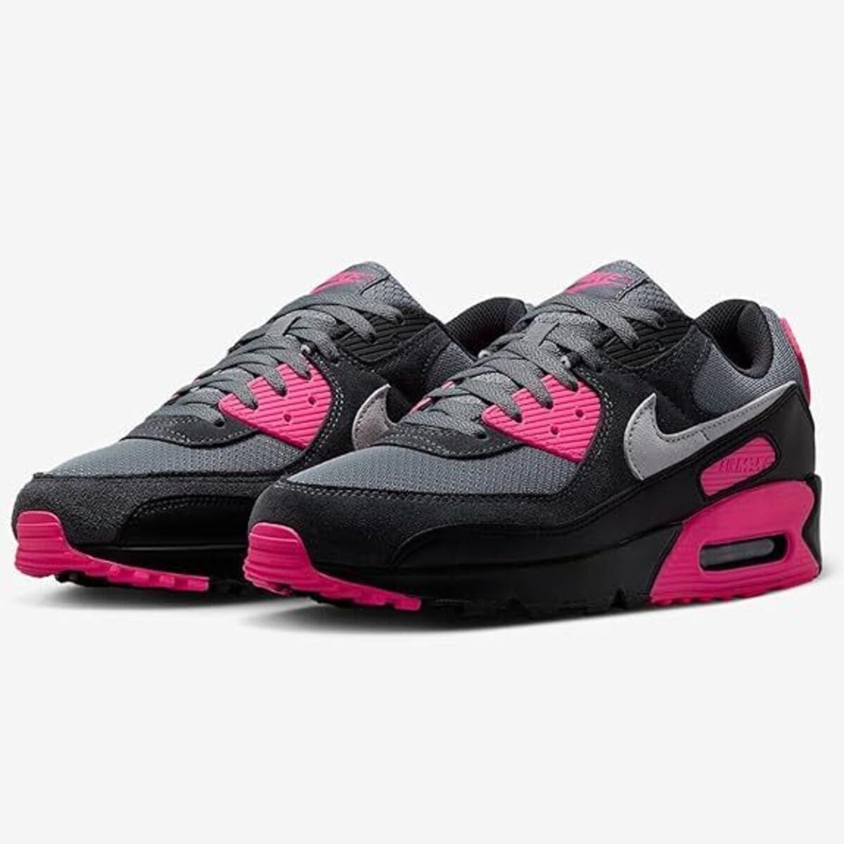  ナイキ エア マックス 90 AIR MAX クールグレー ハイパーピンク ブラック ウルフグレー DM 0029-010 26.5 cm その他 陸上競技