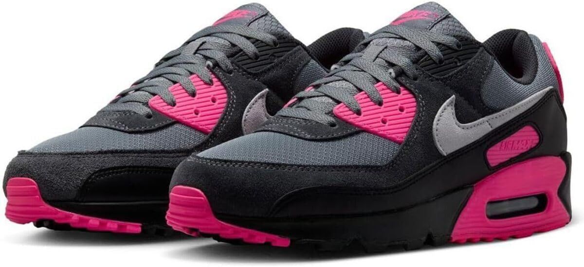 ナイキ エア マックス 90 AIR MAX 90 クールグレー ハイパーピンク ブラック ウルフグレー DM0029-010 26.5cm 26.5 cm