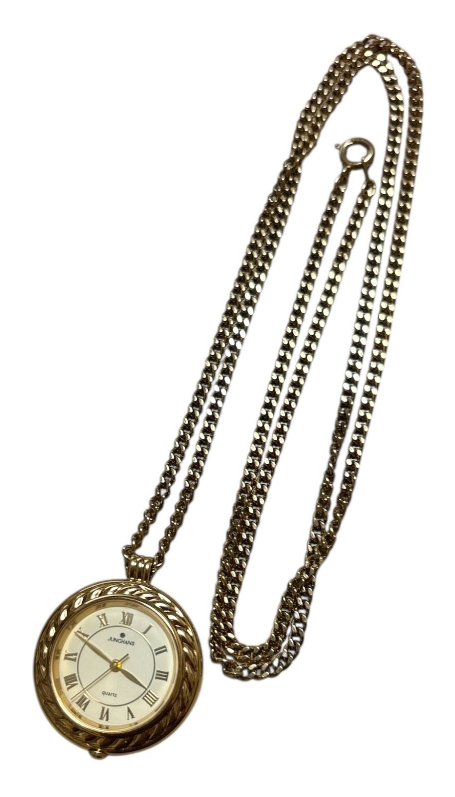 JUNGHANS ユンハンス ペンダントウォッチ 懐中時計 JW-533 クォーツ