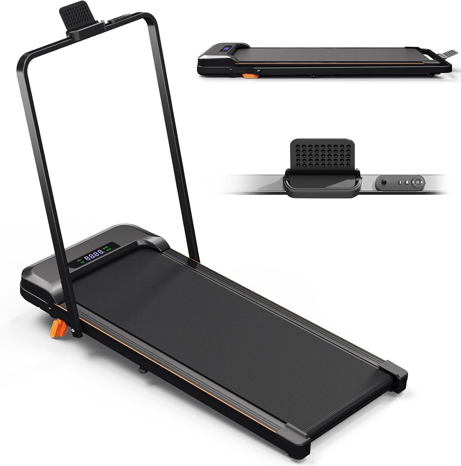 ACTFLAME ルームランナー 電動 ランニングマシン 折りたたみ式 ウォーキングマシン 静音設計 家庭用 トレッドミル 傾斜付き リモコン付き 耐荷重120kg コンパクト 仕事ながら運動