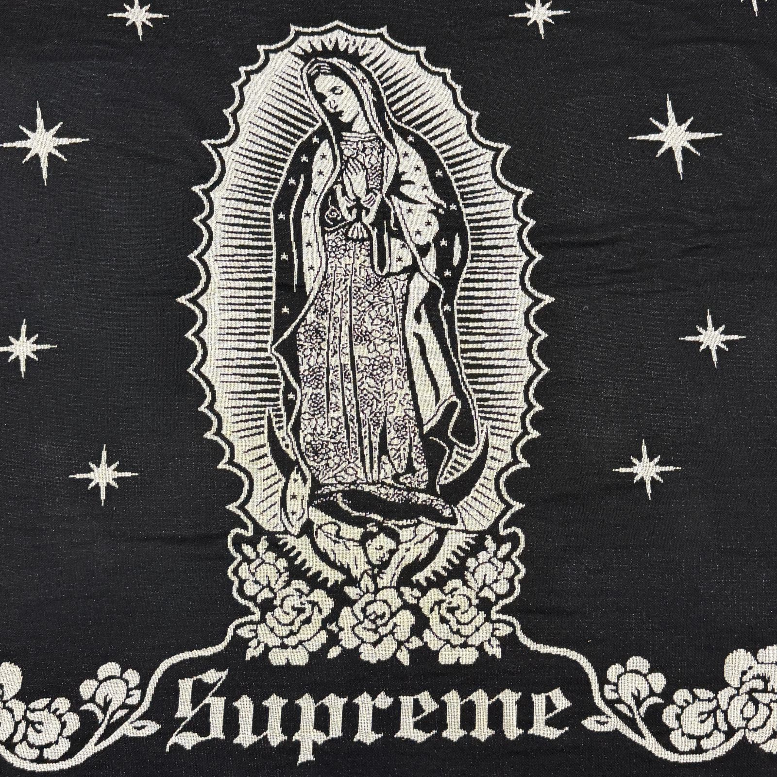 Supreme 18AW Virgin Mary Blanket 聖母マリア ブランケット ストール ラグ シュプリーム ブラック系 O S 330M04 MARWIL-DEMENAGEMENTS_CH