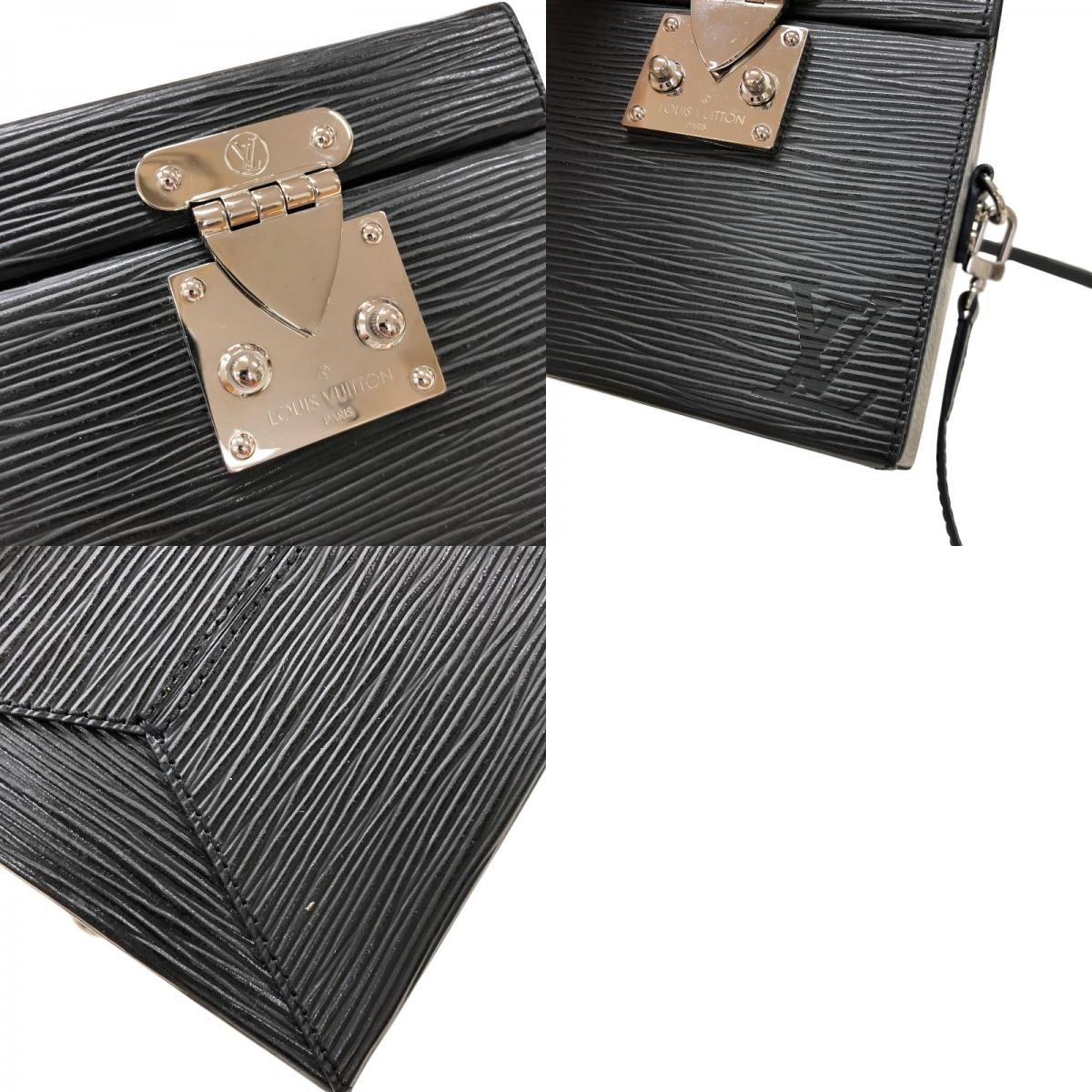 ルイ ヴィトン LOUIS VUITTON ブリーカーボックス M52703 ノワール エピレザー レディース ショルダーバッグ WWW_KARIMZIABAT_FR